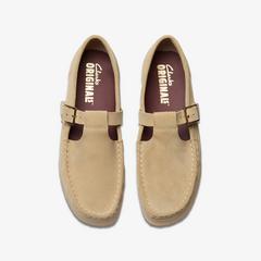 Wallabee T Bar — Beige 7