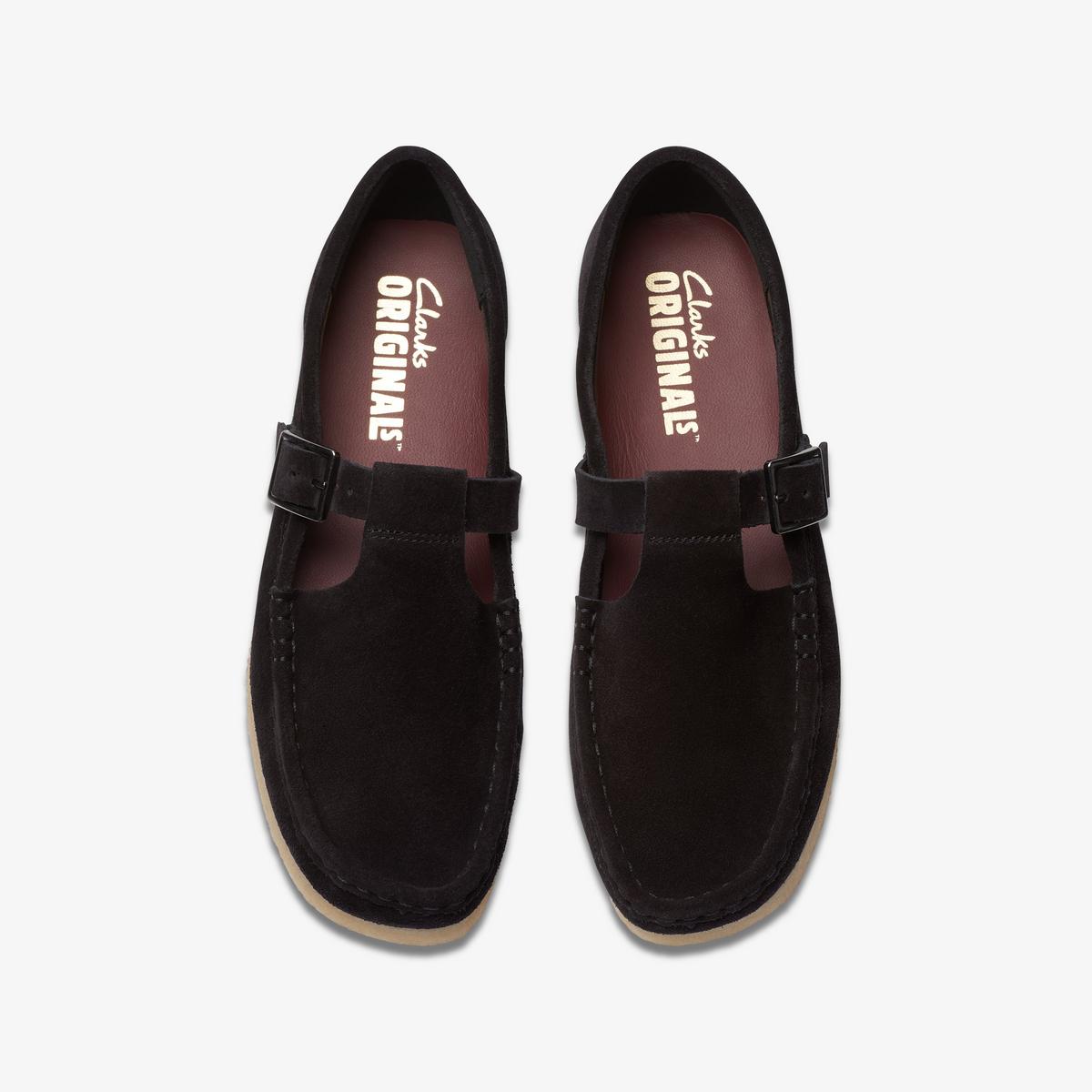 Wallabee T-Bar — Black