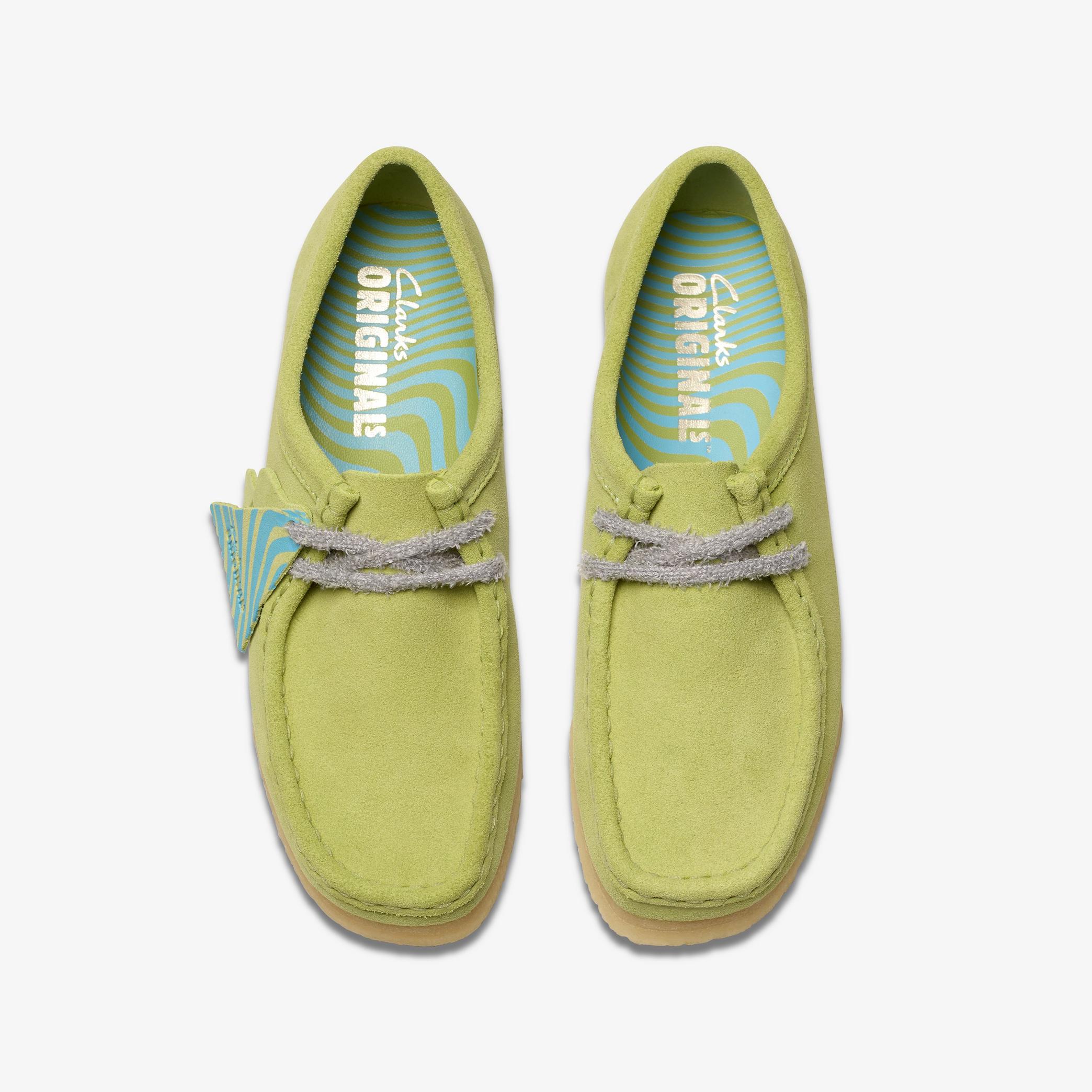 Wallabee Pale Lime Suede Wallabee, view 6 of 7
