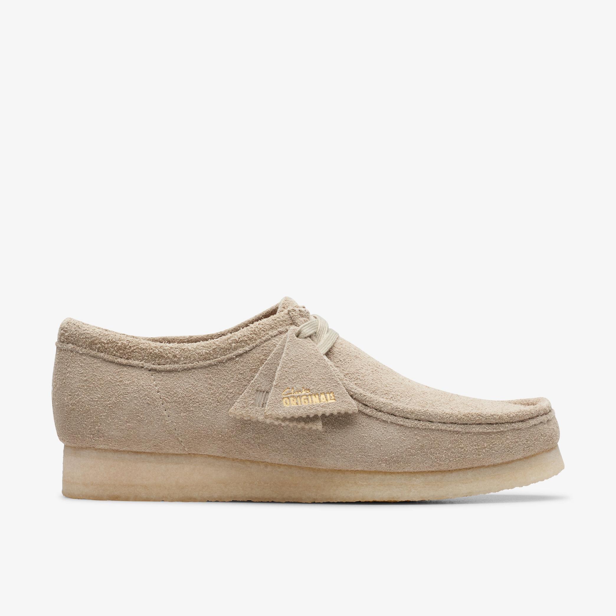 Wallabee Pale Grey Suede Wallabee, view 1 of 7