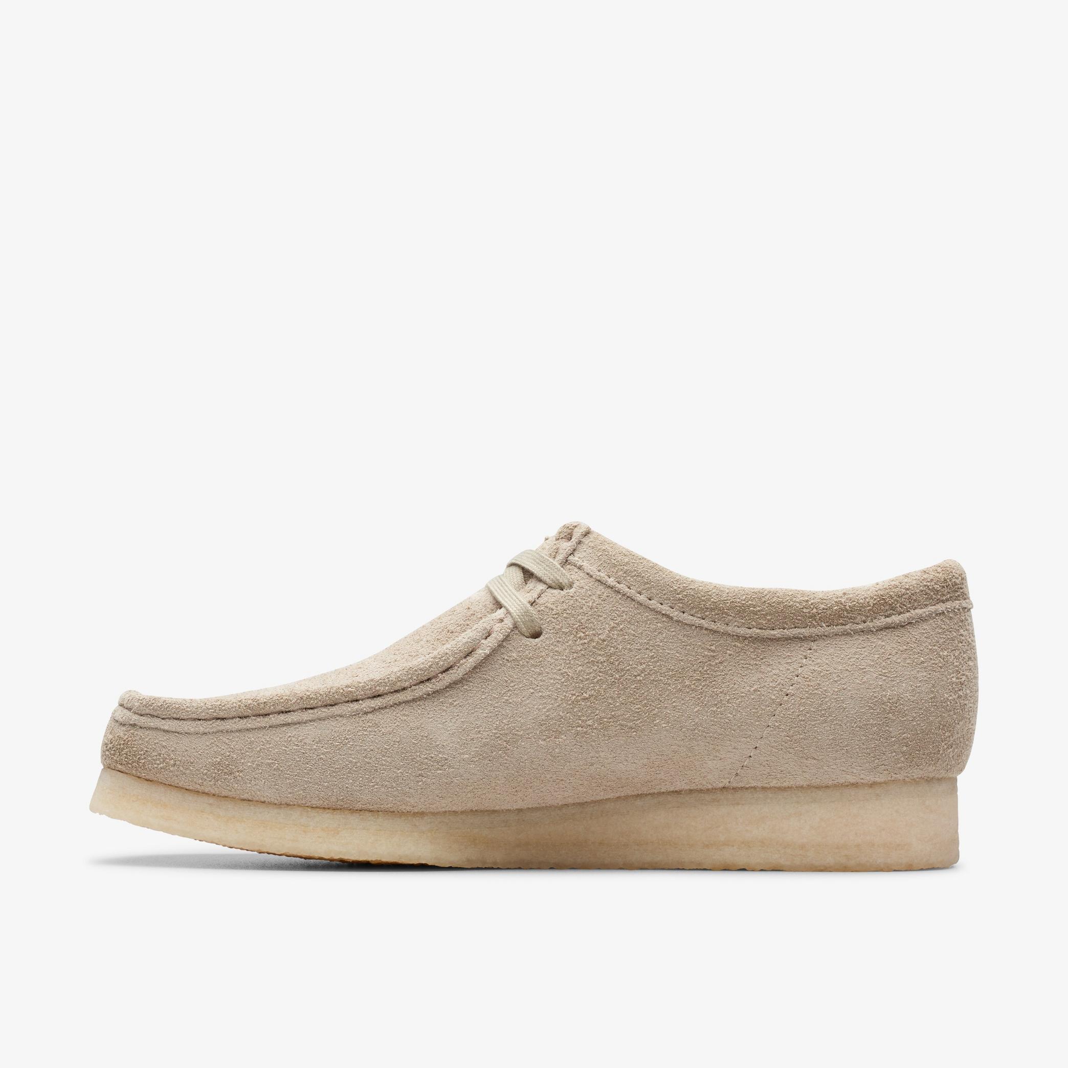 Wallabee Pale Grey Suede Wallabee, view 2 of 7