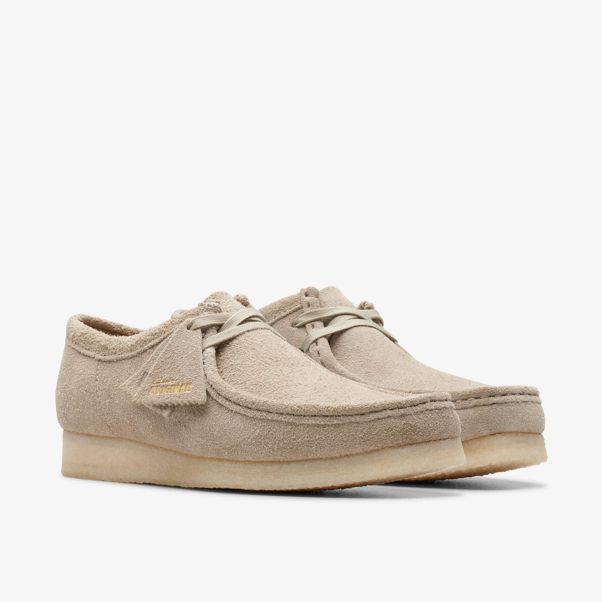 Wallabee Pale Grey Suede Wallabee, view 4 of 7