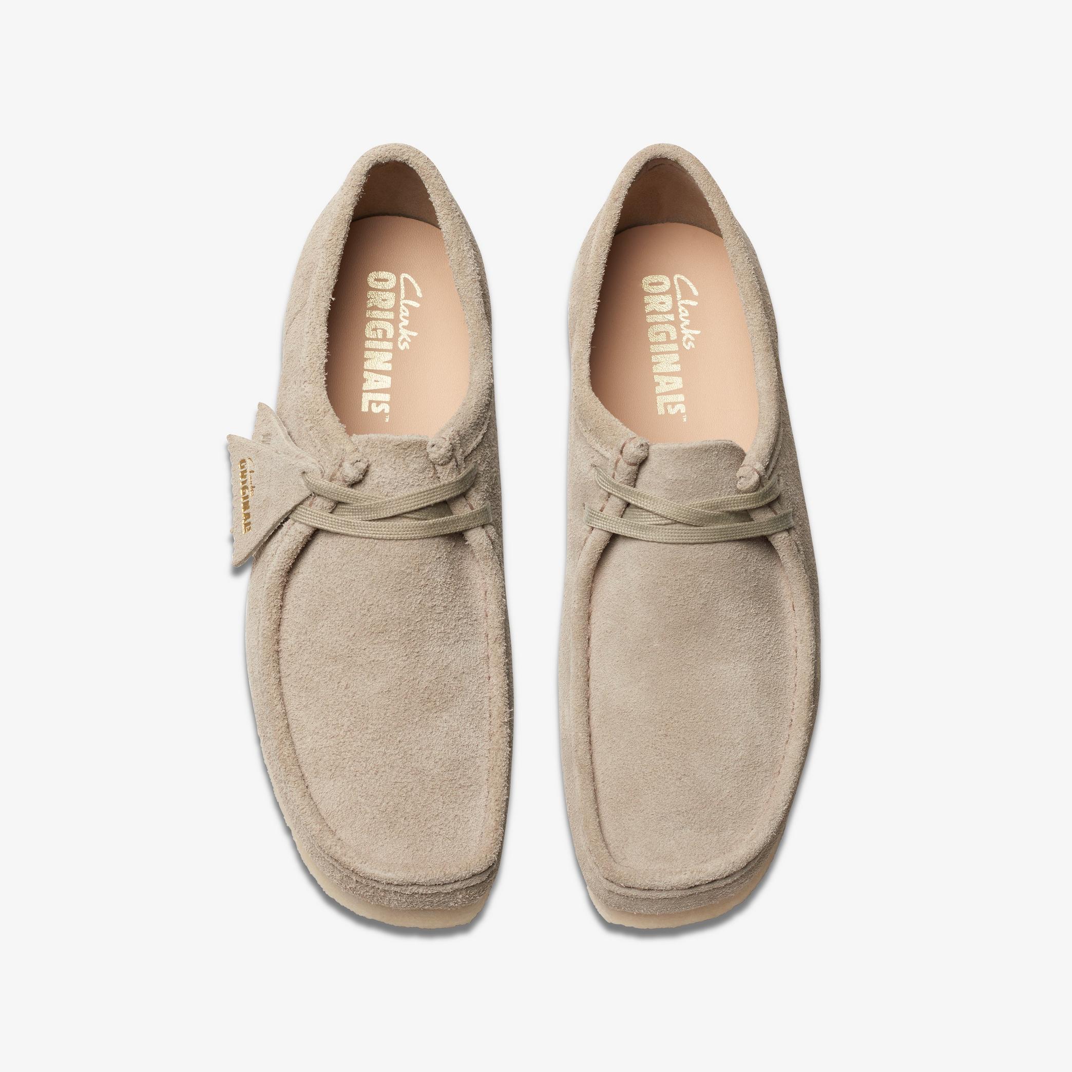 Wallabee Pale Grey Suede Wallabee, view 6 of 7