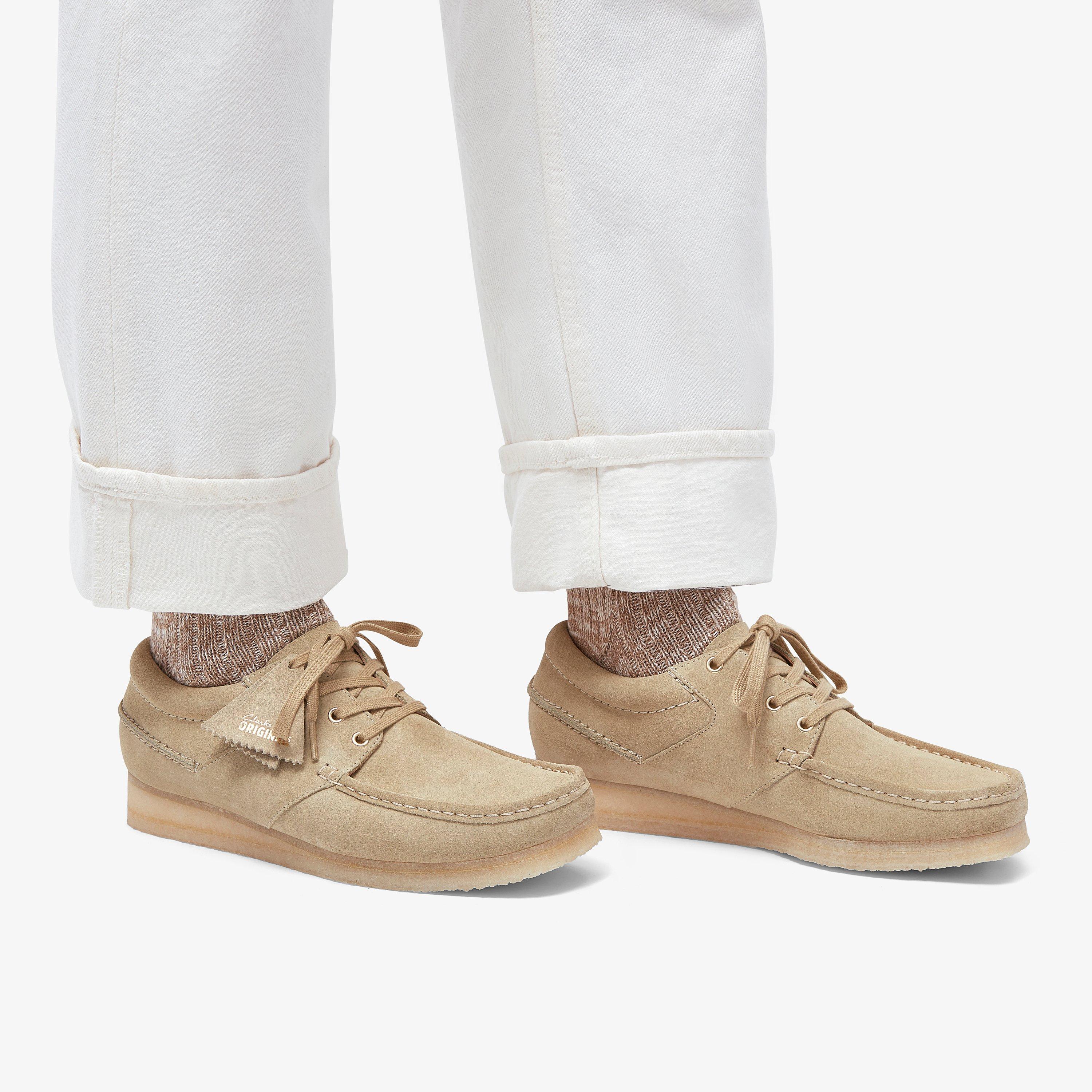 Wallabee Boat Maple Suede Wallabee Boat Shoes Lace Up, view 2 of 8