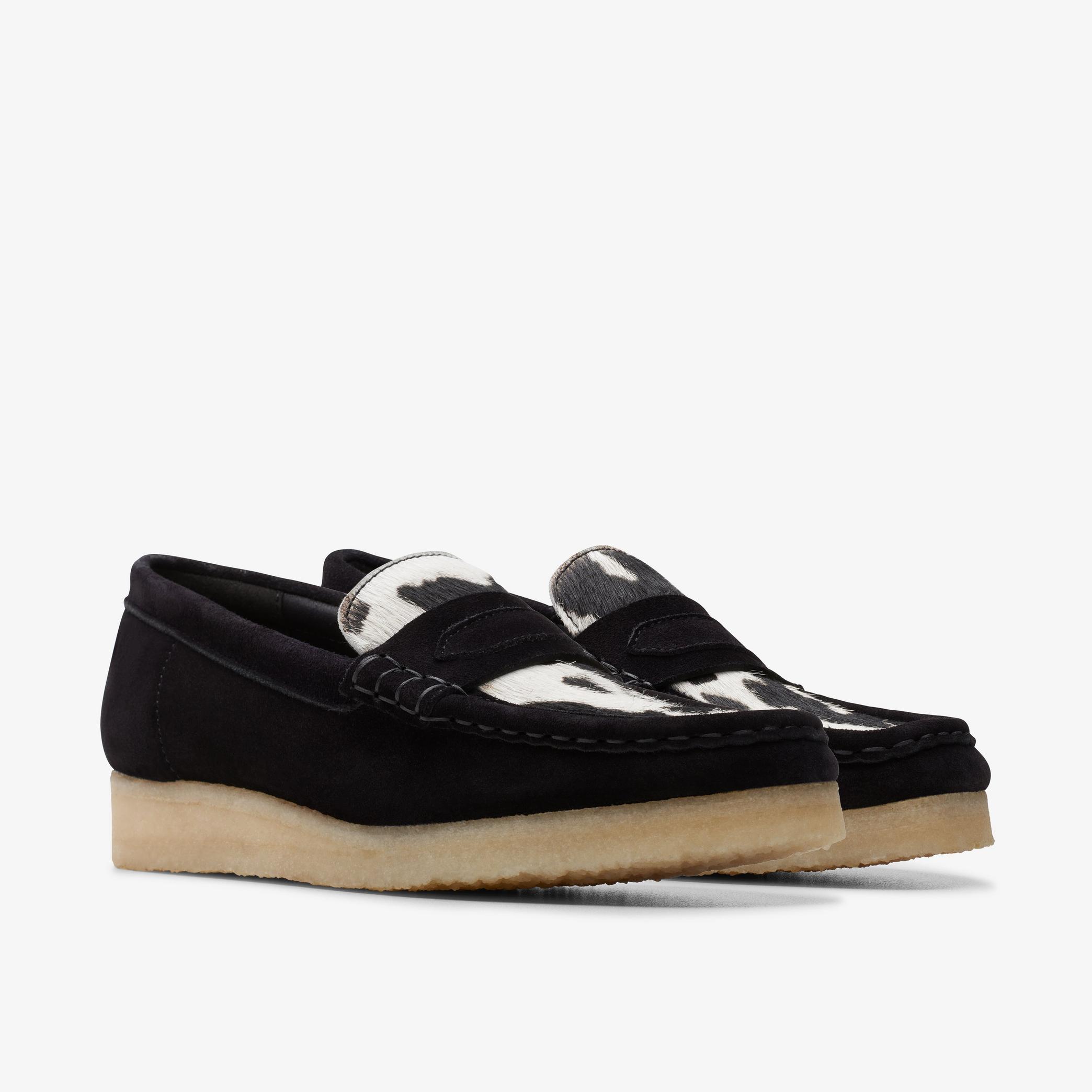 Wallabee Loafer Cow Print HairOn Loafers, view 4 of 7