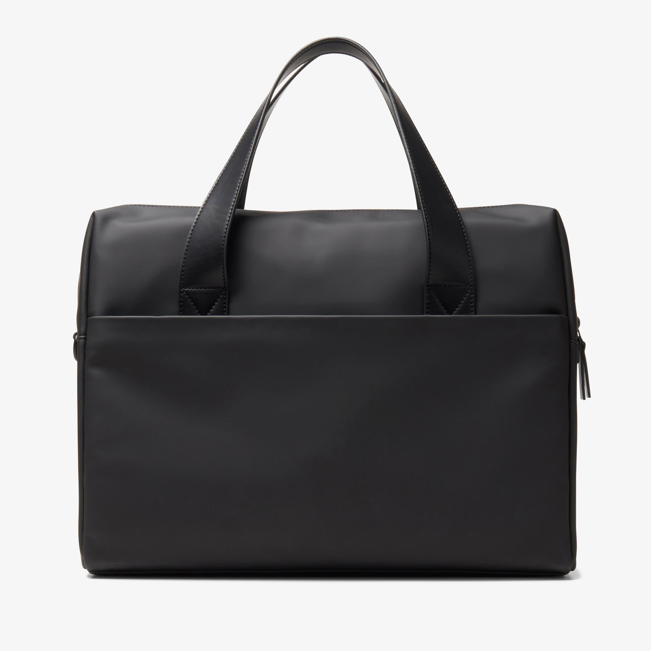 Mens Garnet Brief Black Combination Tote Bag | Clarks UK