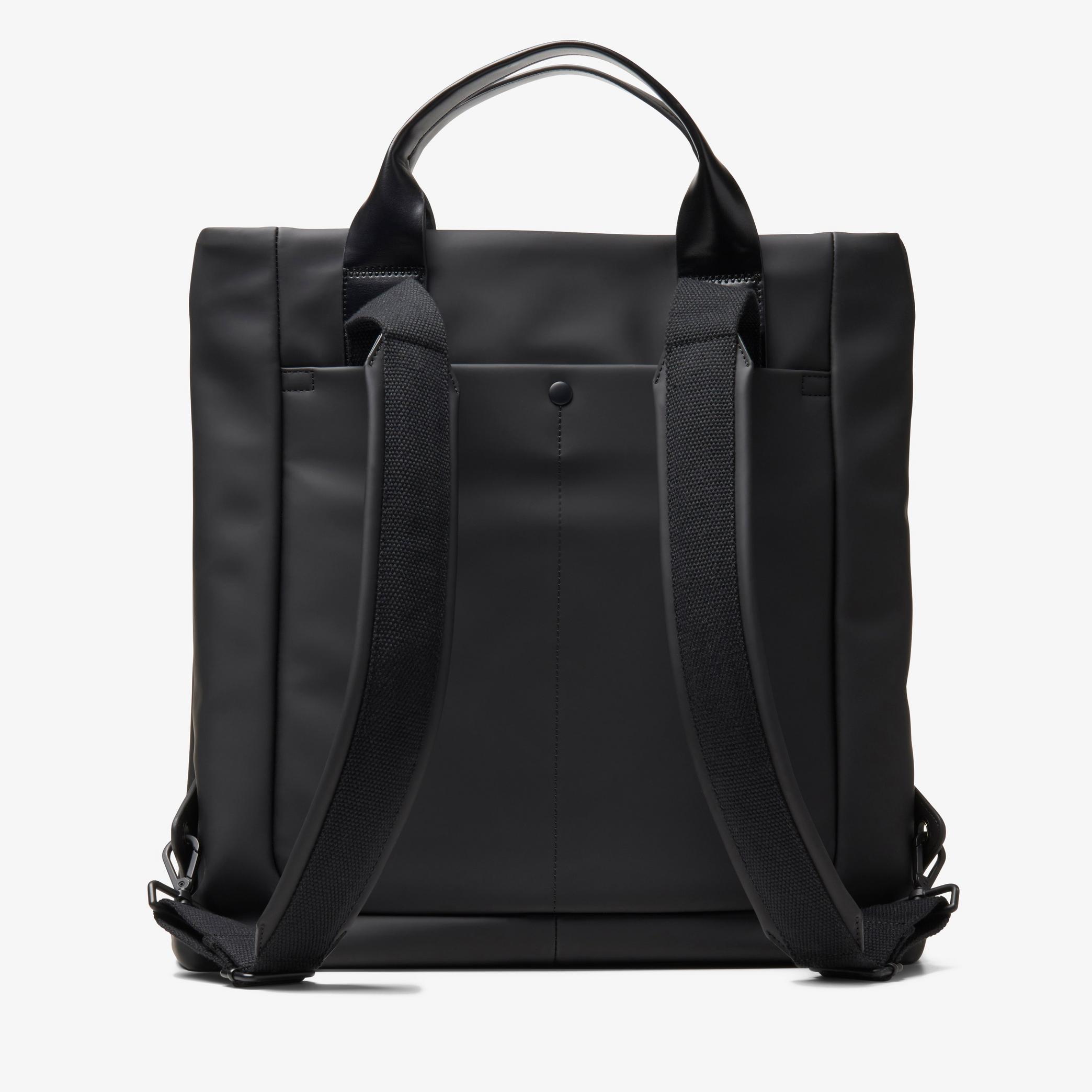 Mens Garnet Pack Black Combination Backpack | Clarks UK