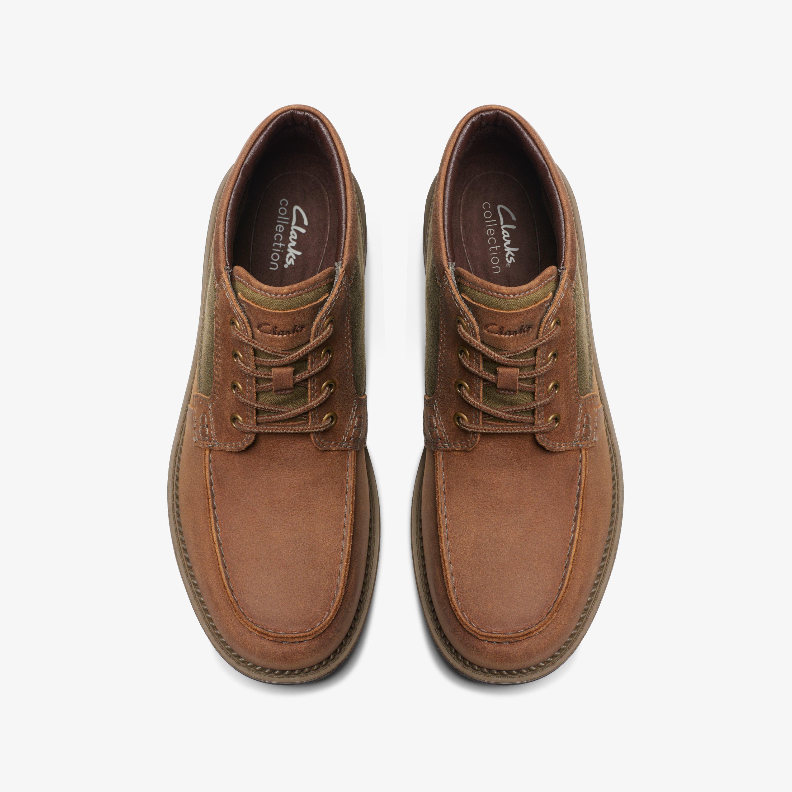 Clarks moc hot sale toe boots