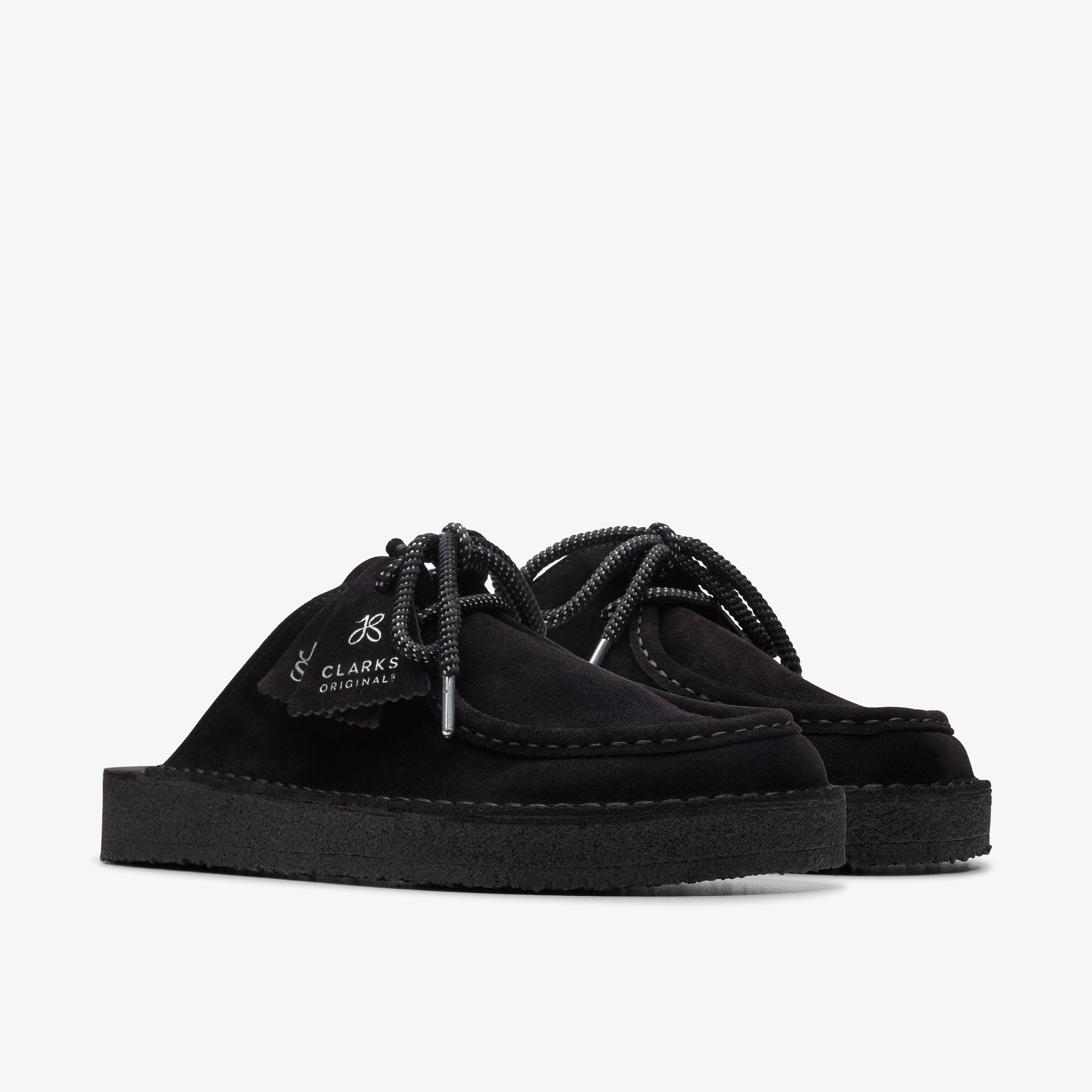 Clarks best sale black sneakers