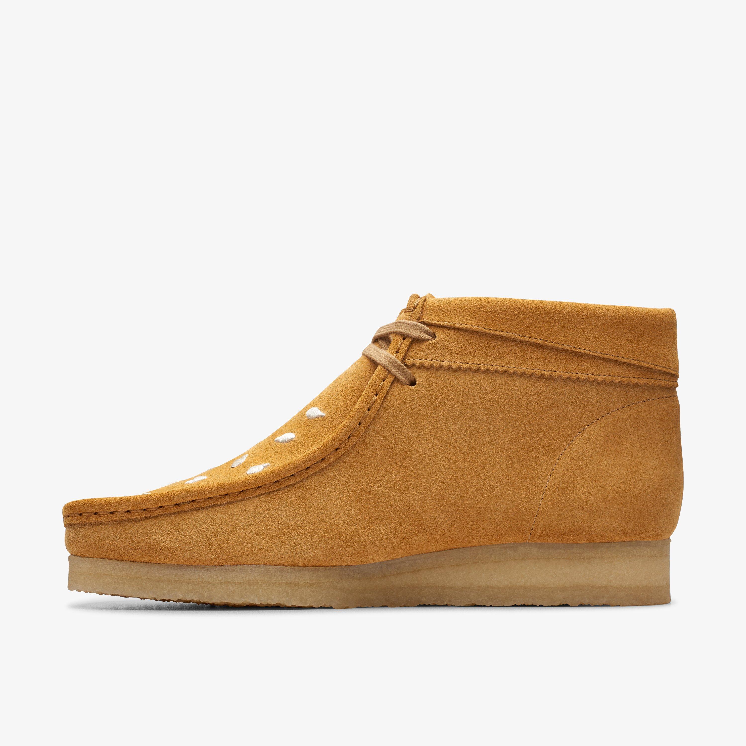 Mens best sale tan wallabees