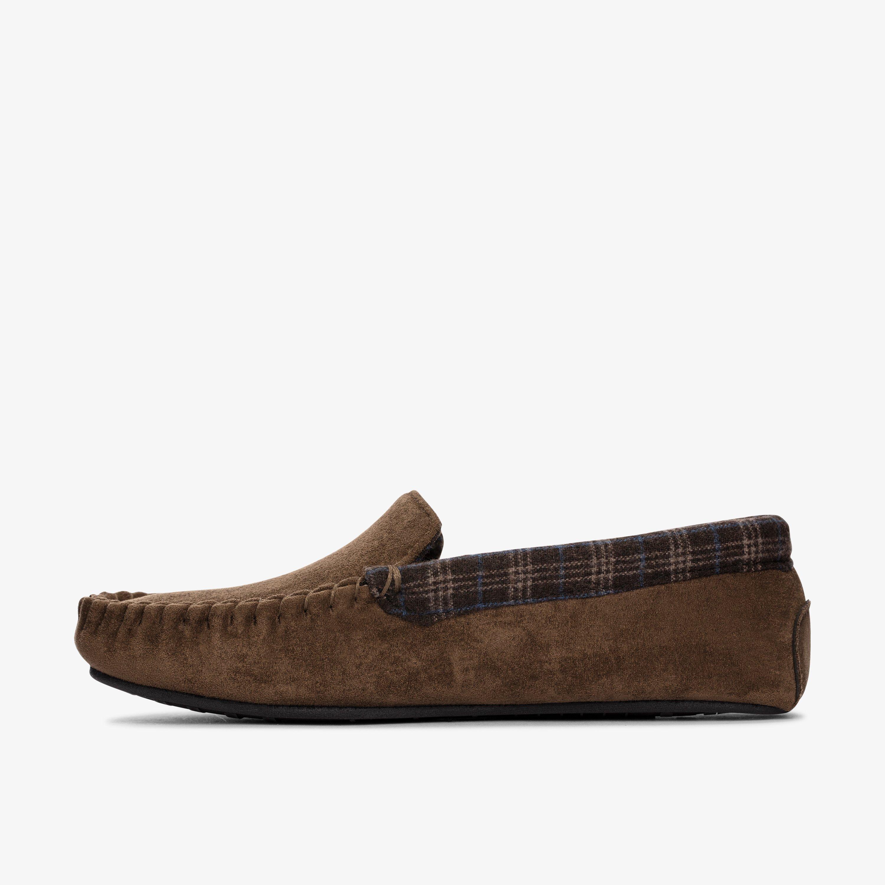 Fireside Mocc Dark Brown Slippers, view 2 of 6