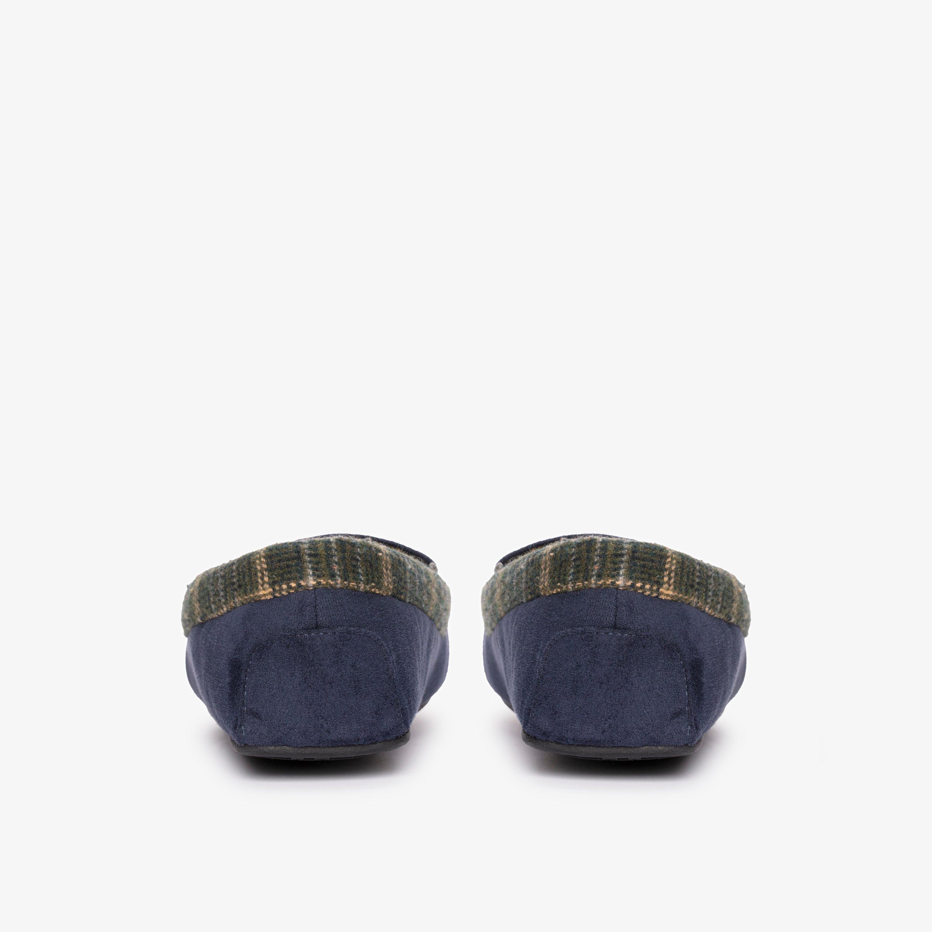 Fireside Mocc Navy Slippers, view 5 of 6