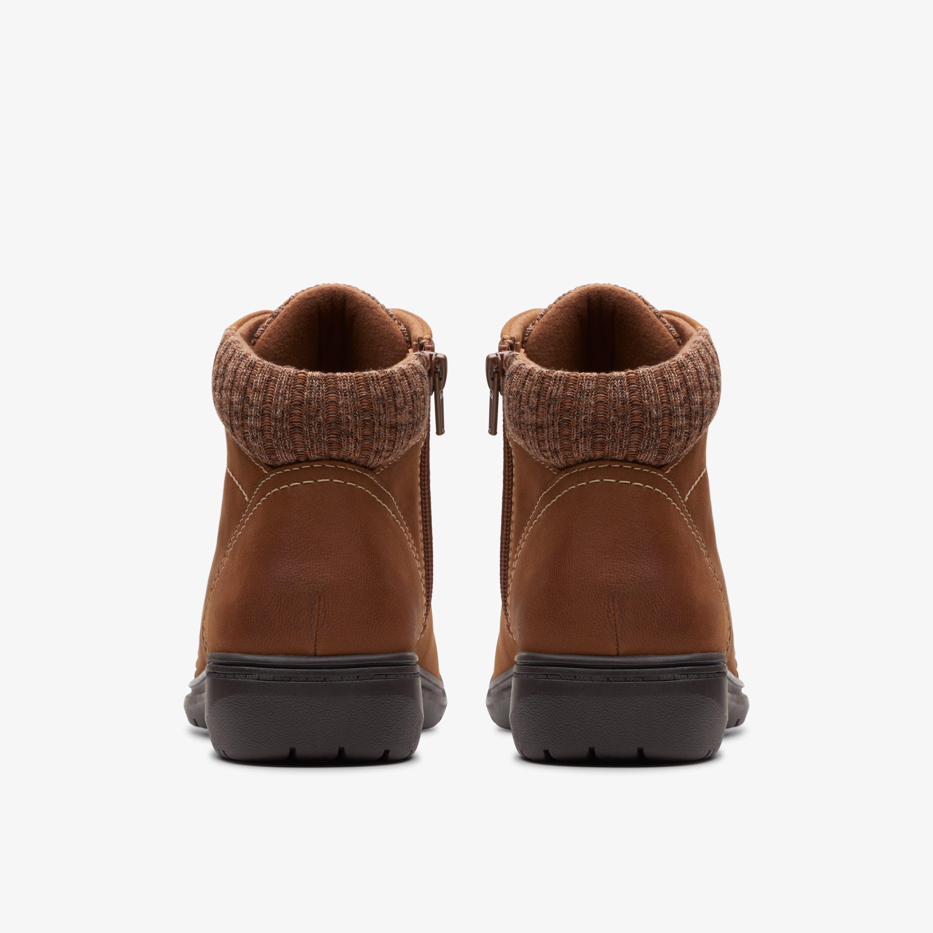 Carleigh Jade Dark Tan Nubuck Ankle Boots, view 5 of 6