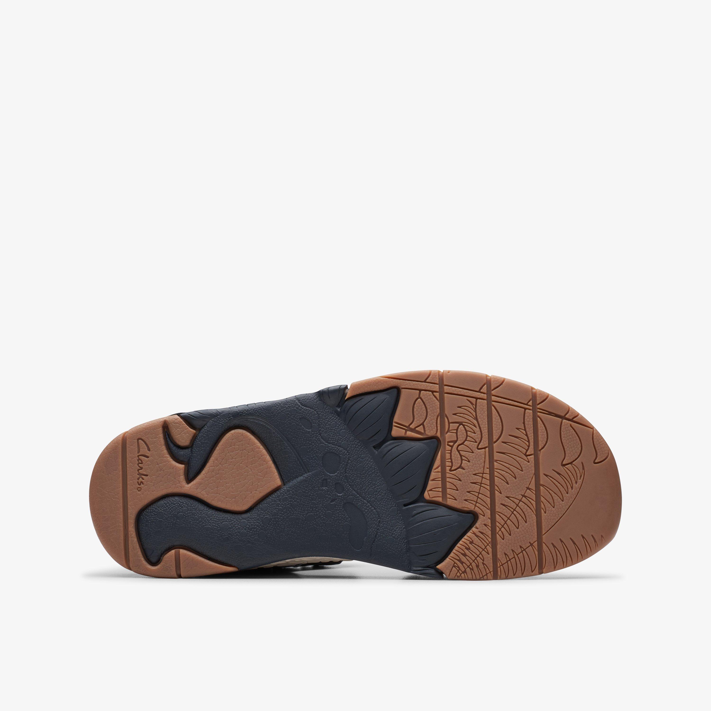 Spiney Step Kid Navy Flat Sandals, view 3 of 7