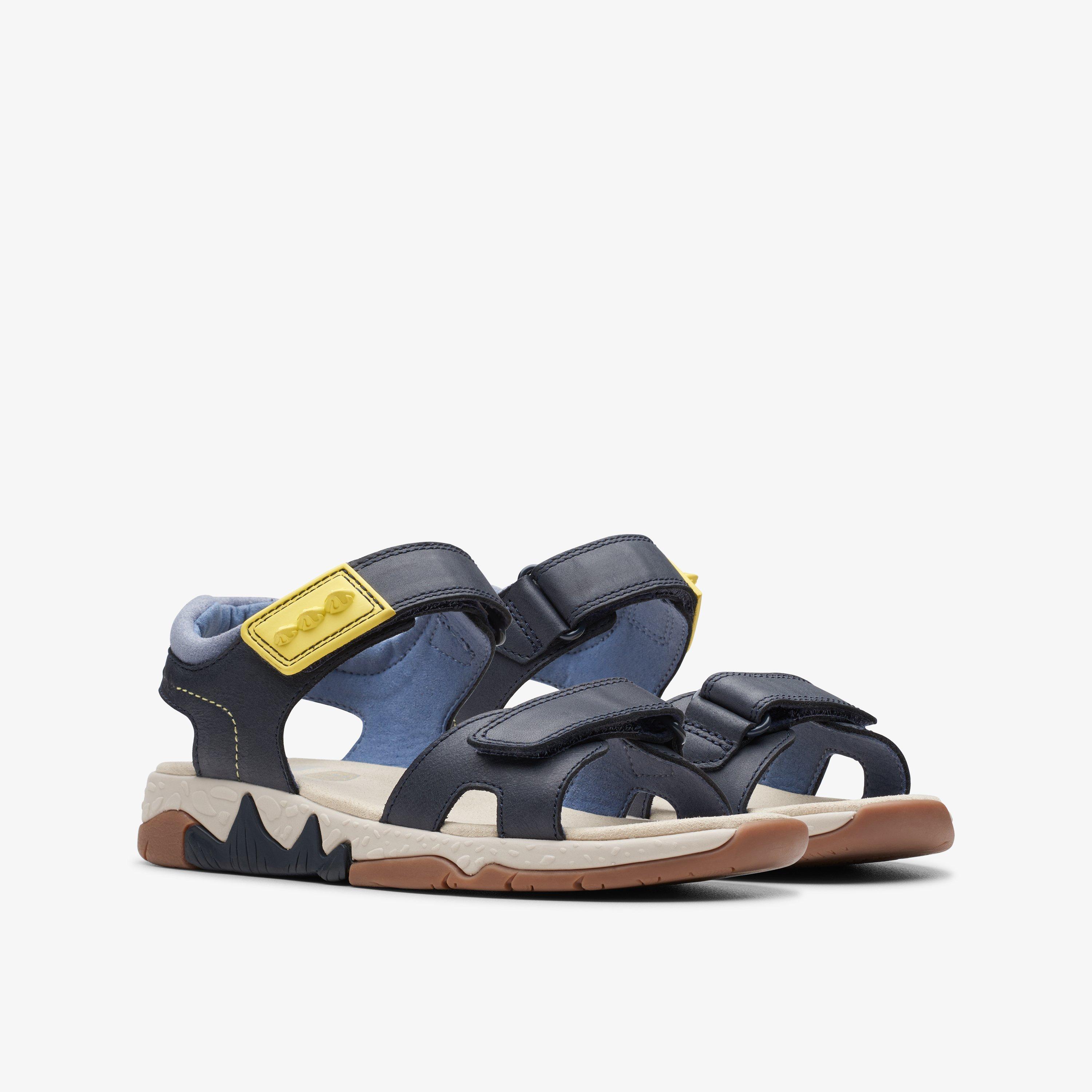 Boys Sandals Slip On Leather Summer Styles Clarks UK