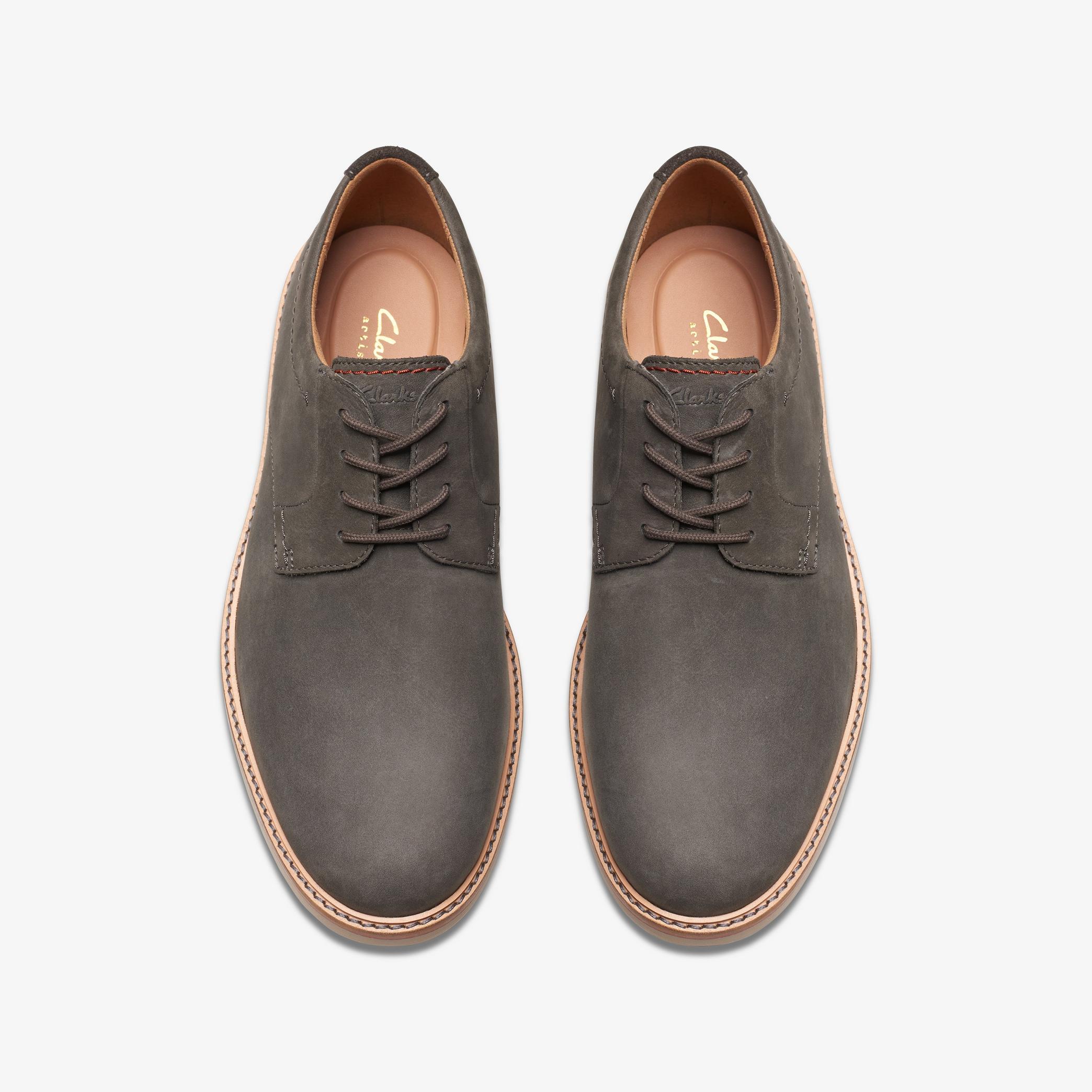 Atticus LT Lace Dark Grey Nubuck Oxford Shoes, view 6 of 6