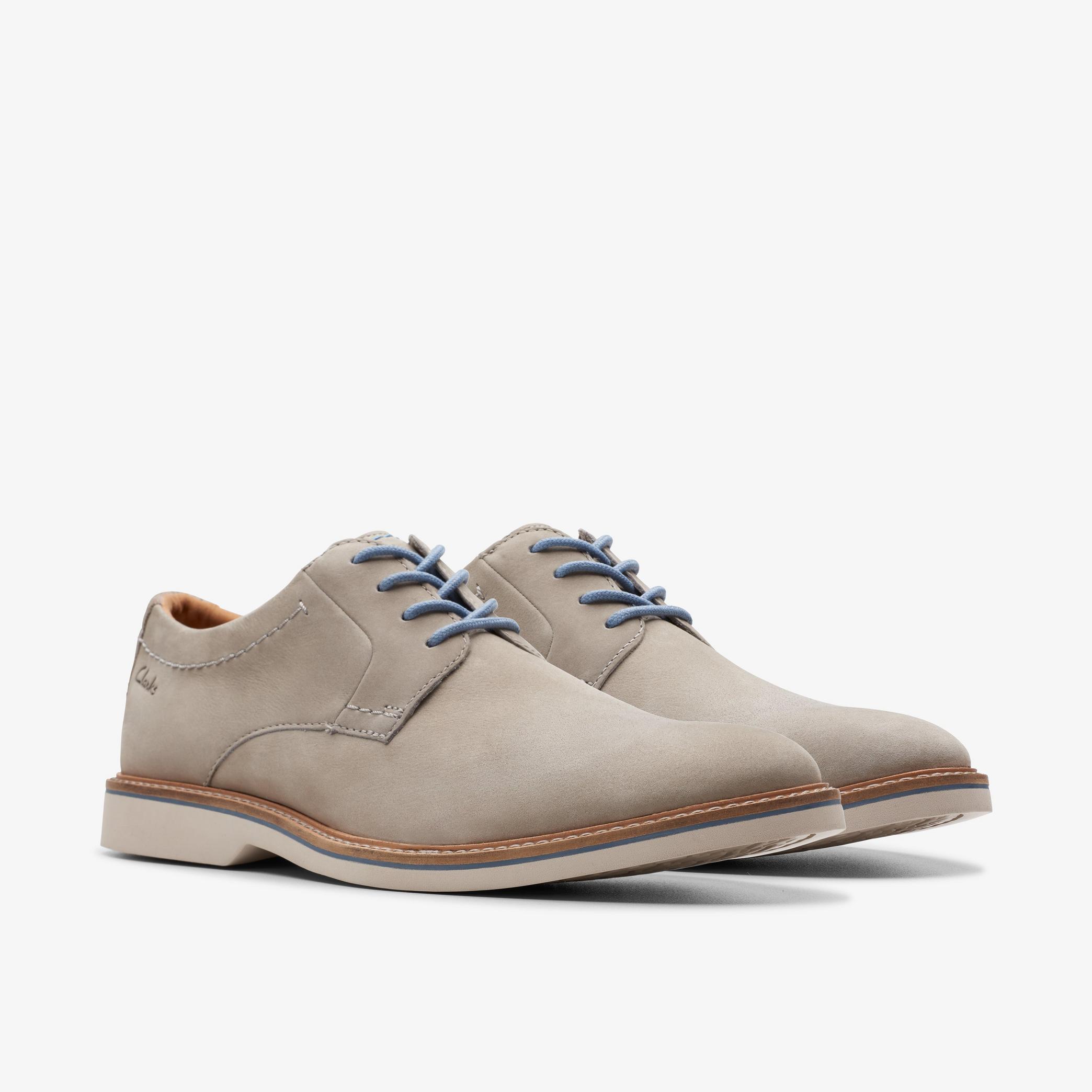 Atticus LT Lace Grey Nubuck Oxford Shoes, view 4 of 11