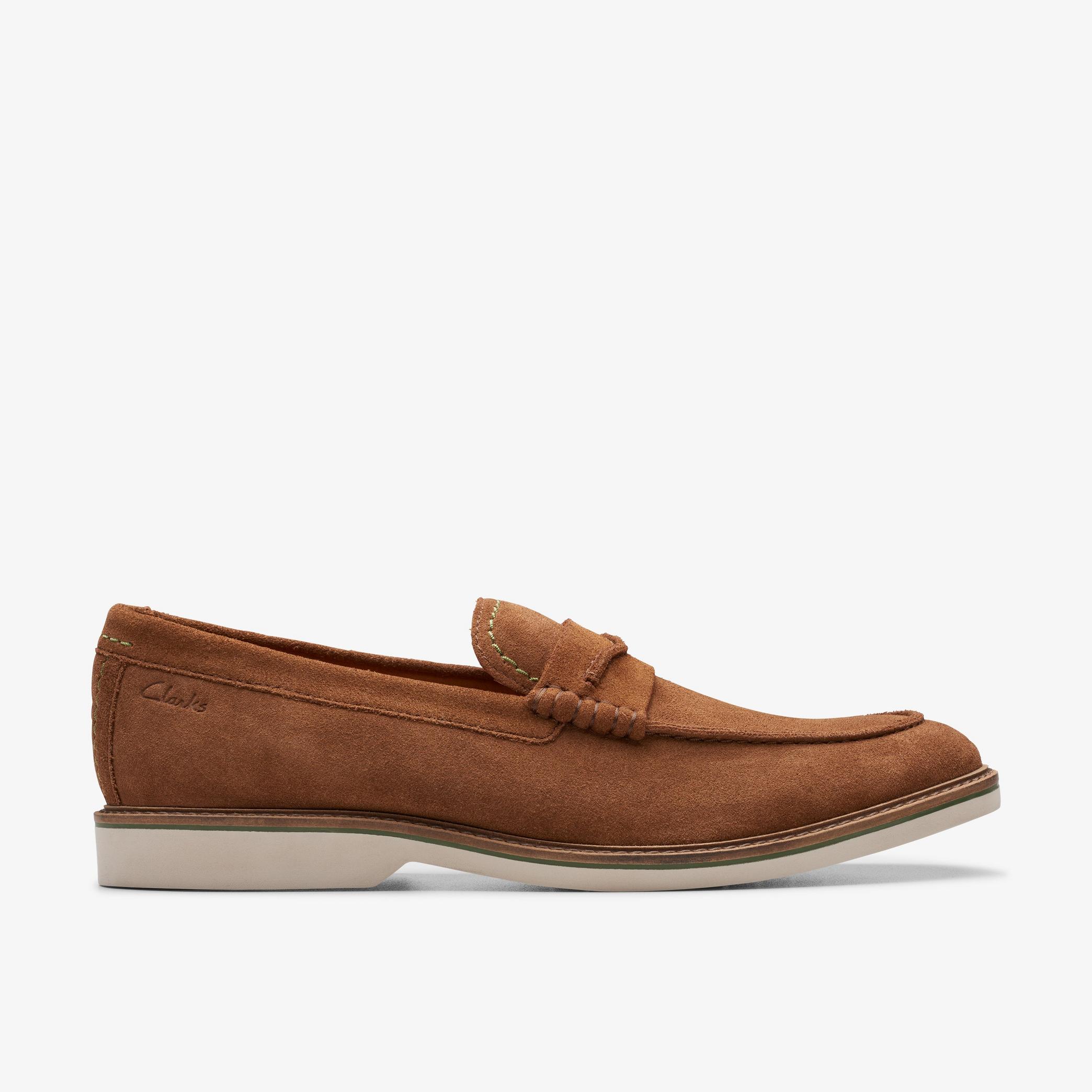 Atticus LT Slip Cola Suede Loafers, view 1 of 7