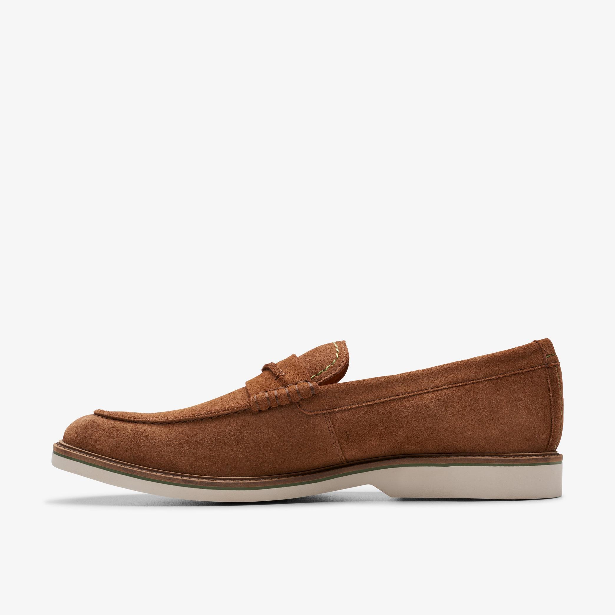Atticus LT Slip Cola Suede Loafers, view 2 of 7