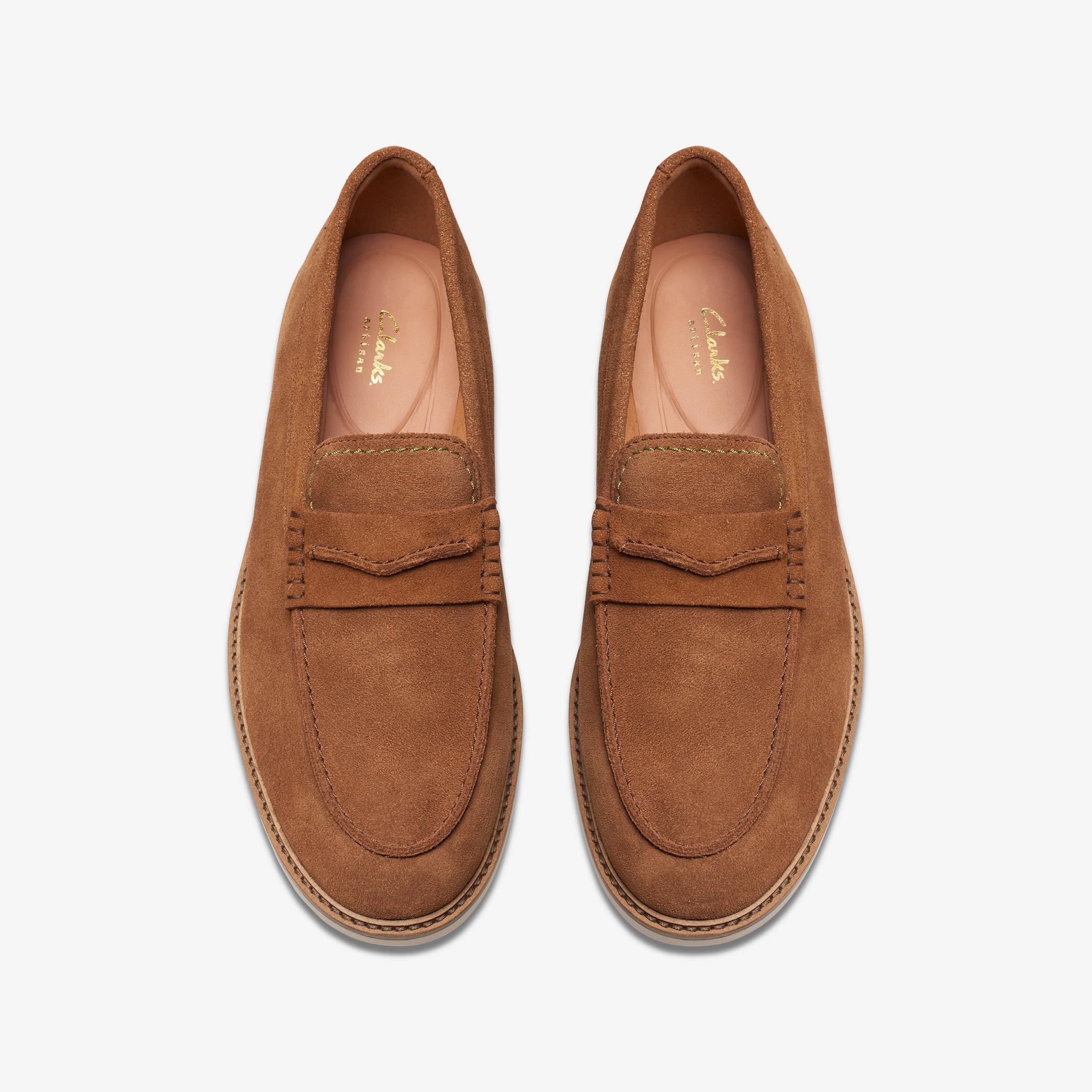 Atticus LT Slip Cola Suede Loafers, view 6 of 7