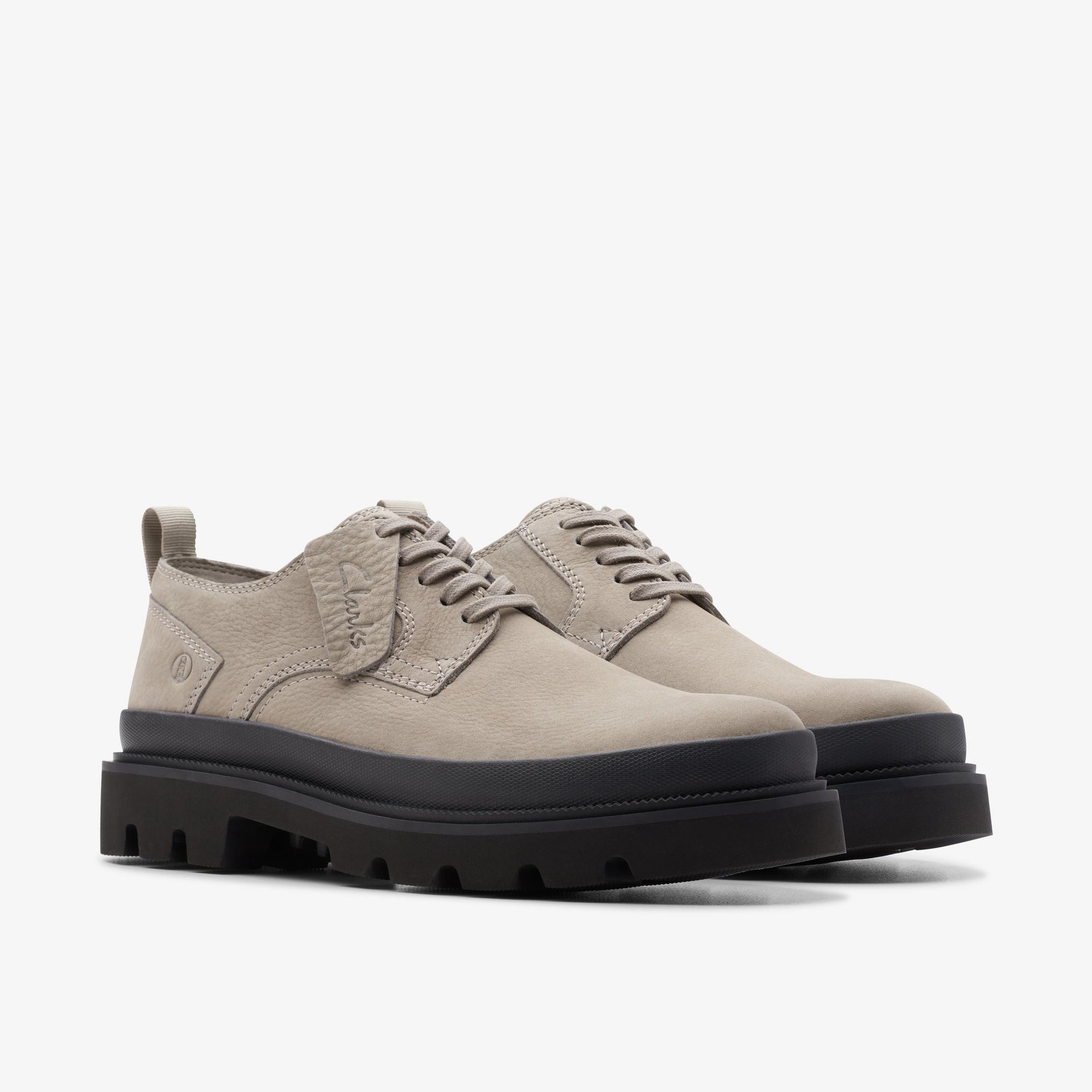 Badell Lace Grey Nubuck Oxford Shoes, view 4 of 6