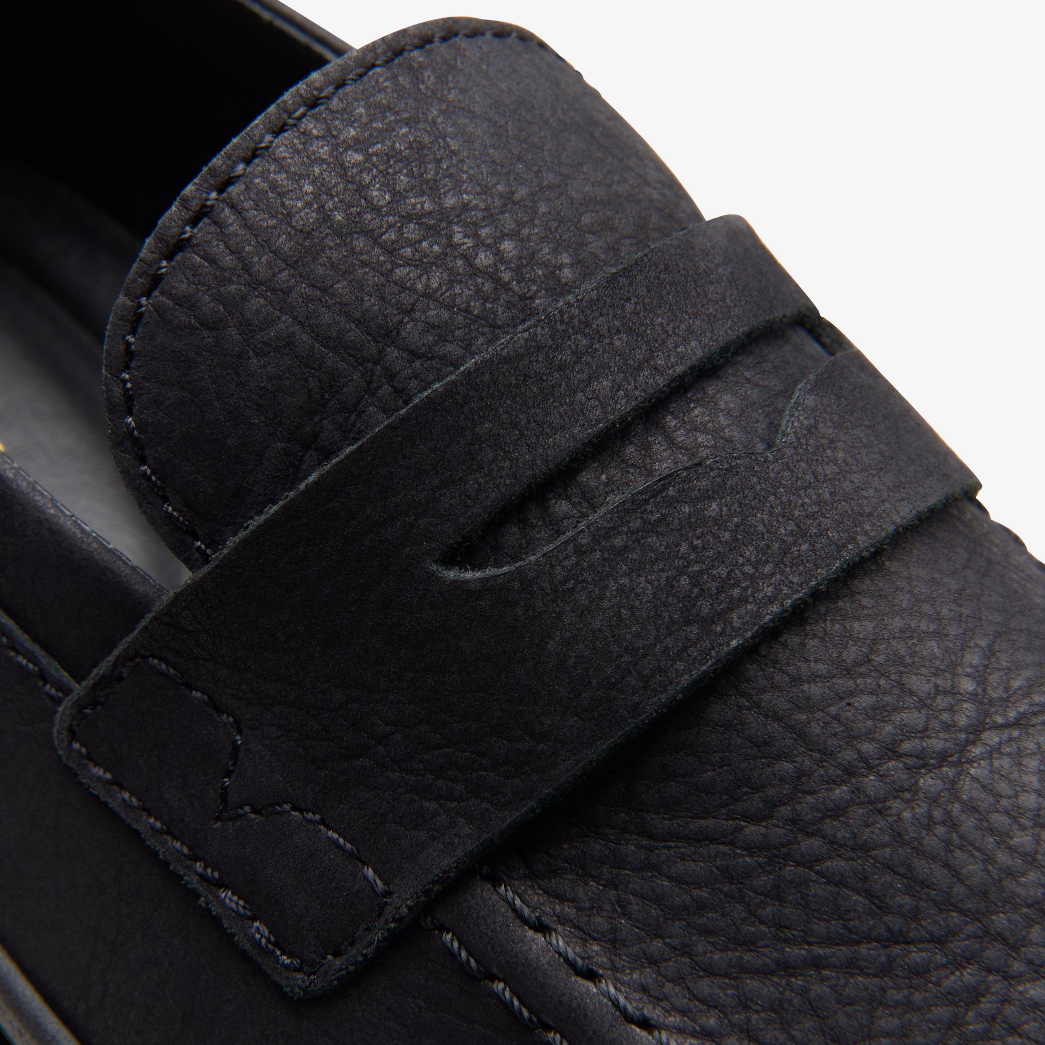Badell Step Black Nubuck Loafers, view 7 of 7