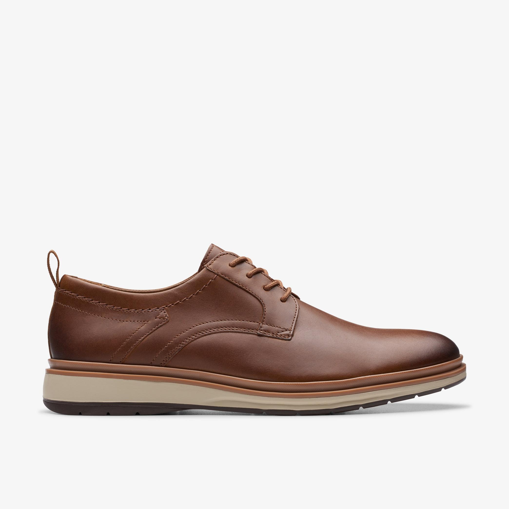 Chantry Lo Dark Tan Leather Oxford Shoes, view 1 of 6