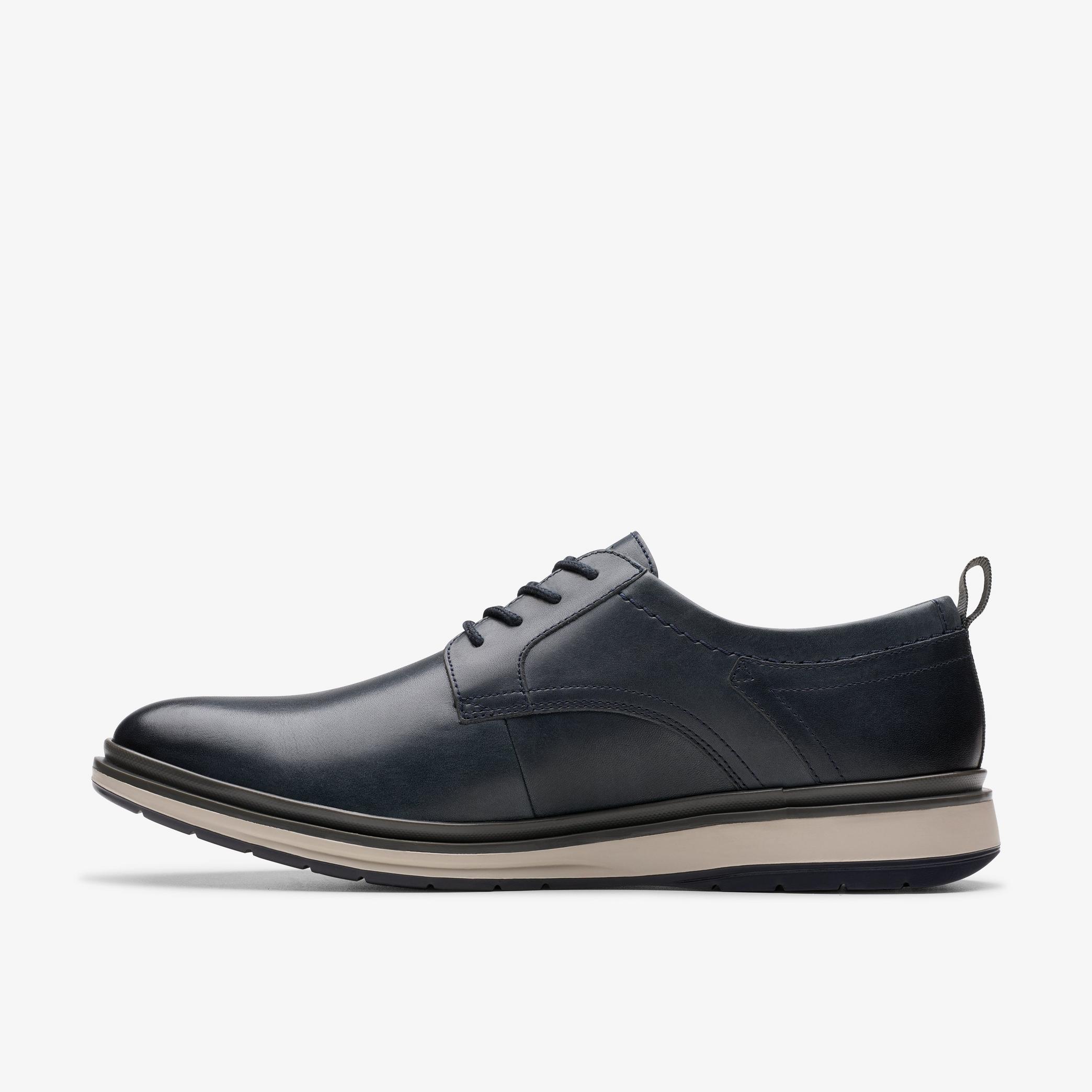 Chantry Lo Navy Leather Oxford Shoes, view 2 of 6