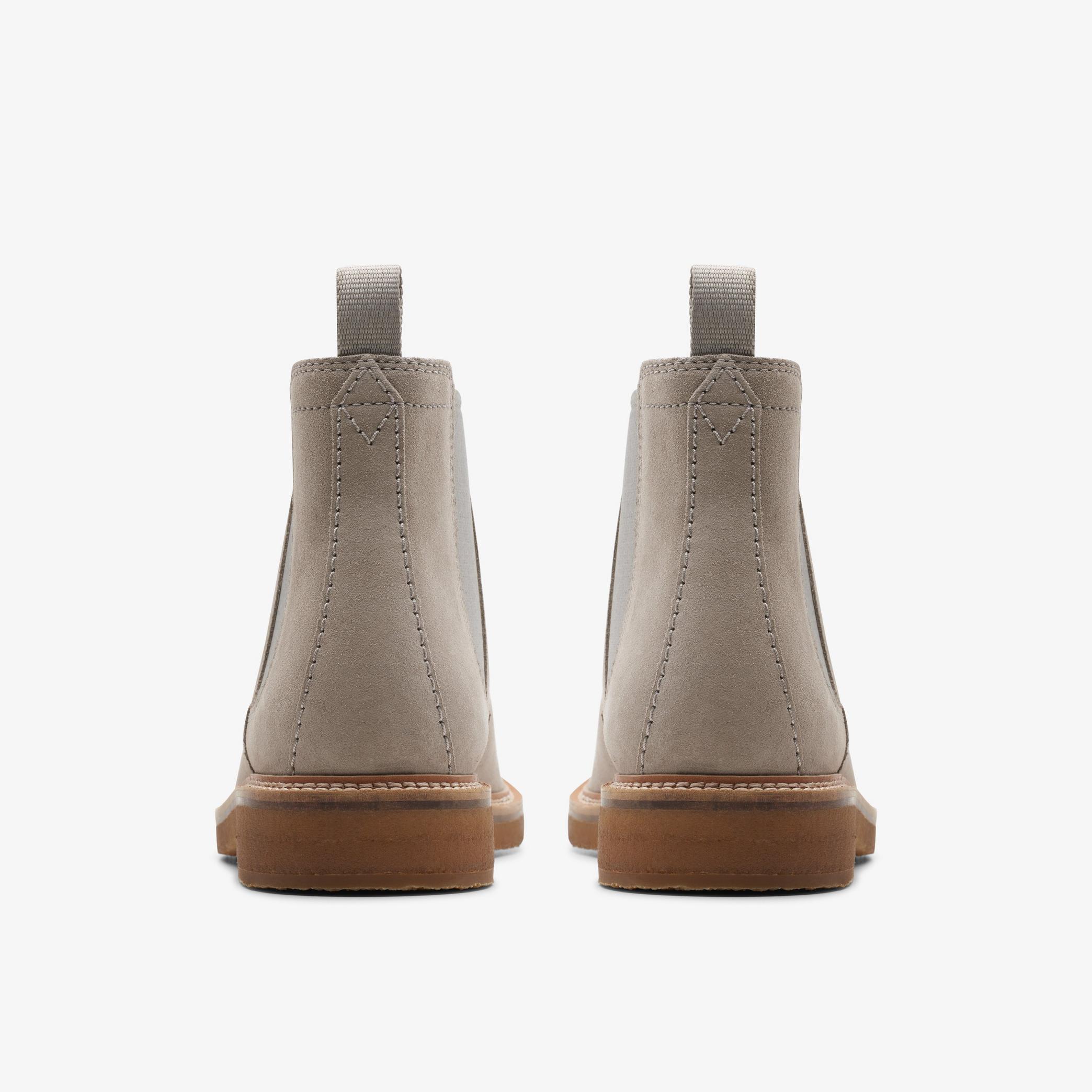 Clarkdale Easy Grey Chelsea Boots, view 7 of 8