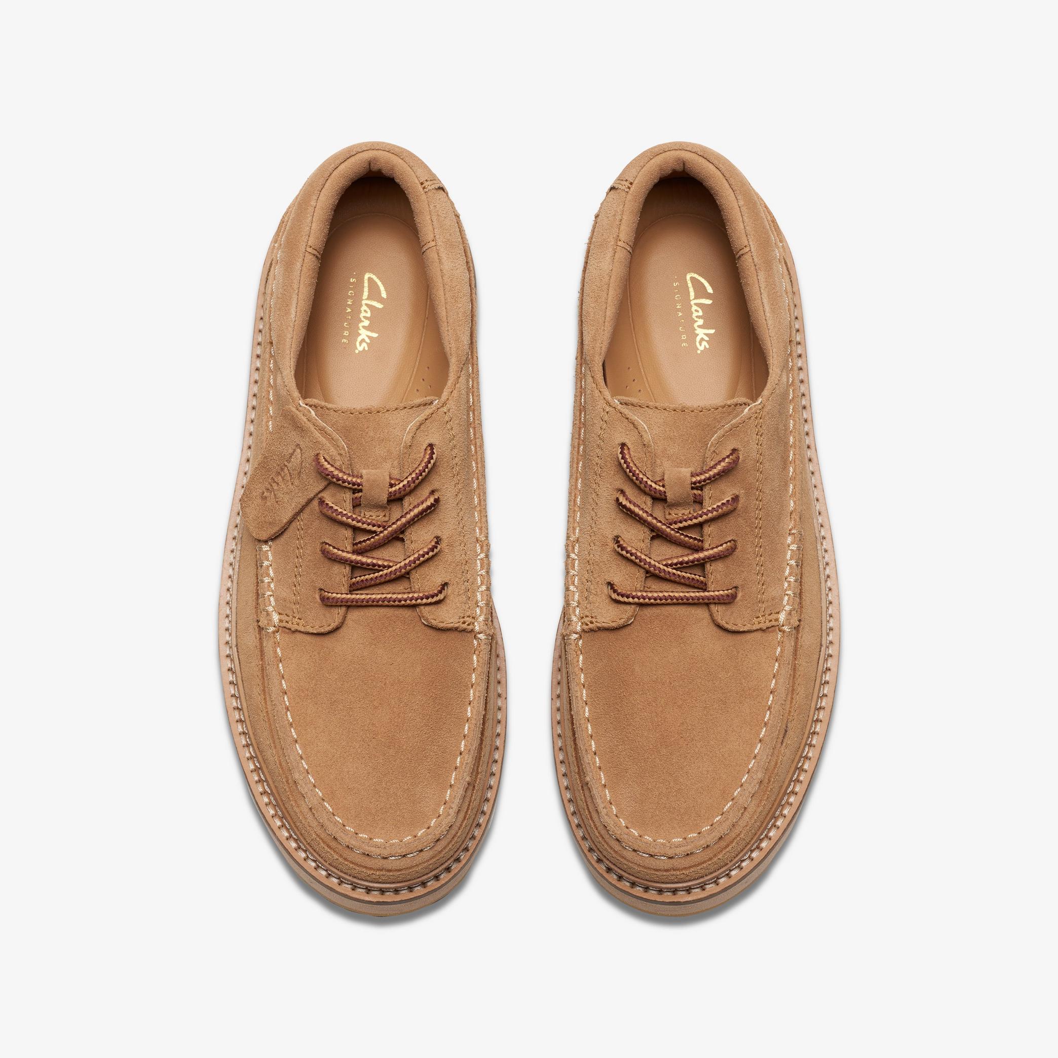 Clarkhill Lace Light Tan Suede Moccasins, view 6 of 6