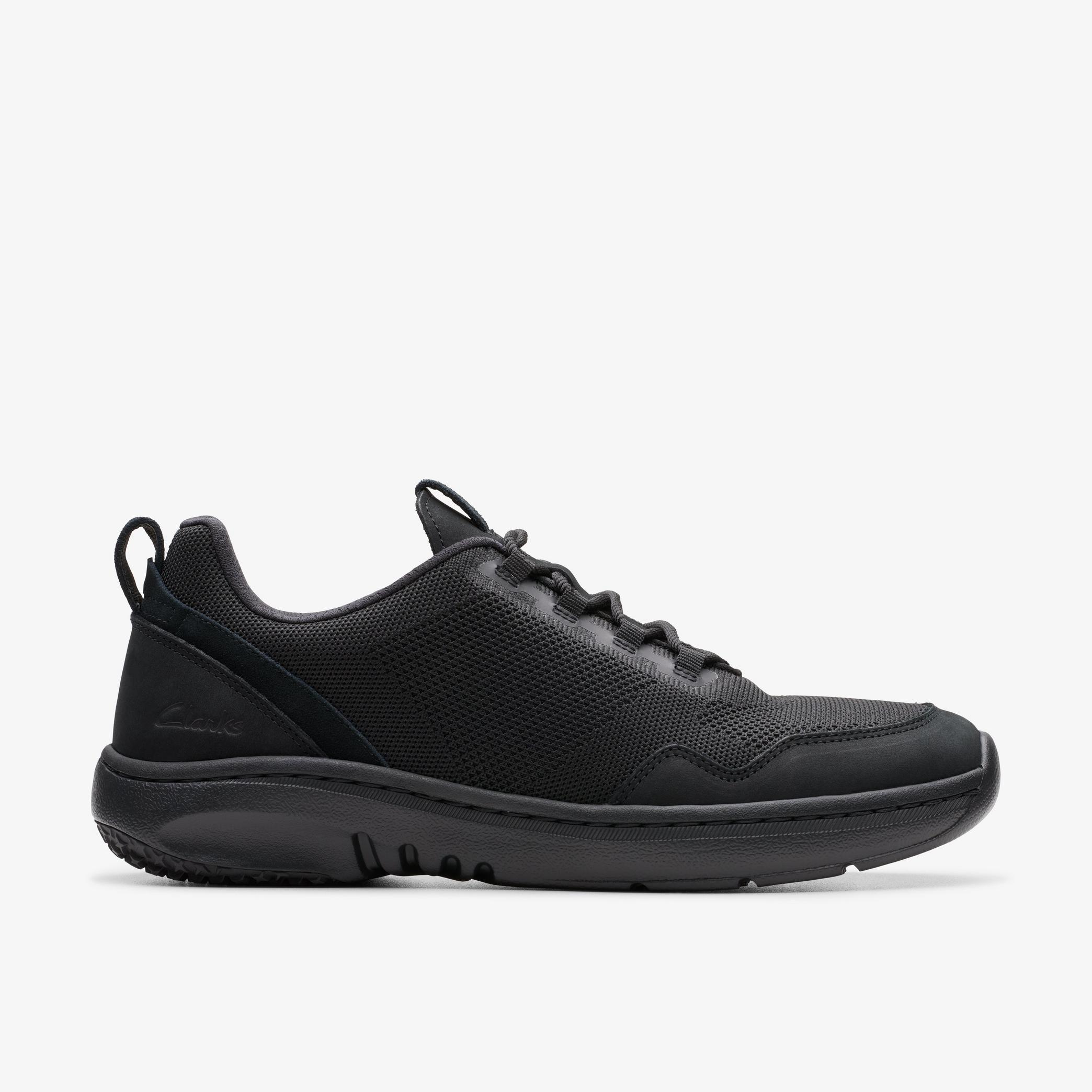 Clarks Pro Knit Black Shoes, view 1 of 6