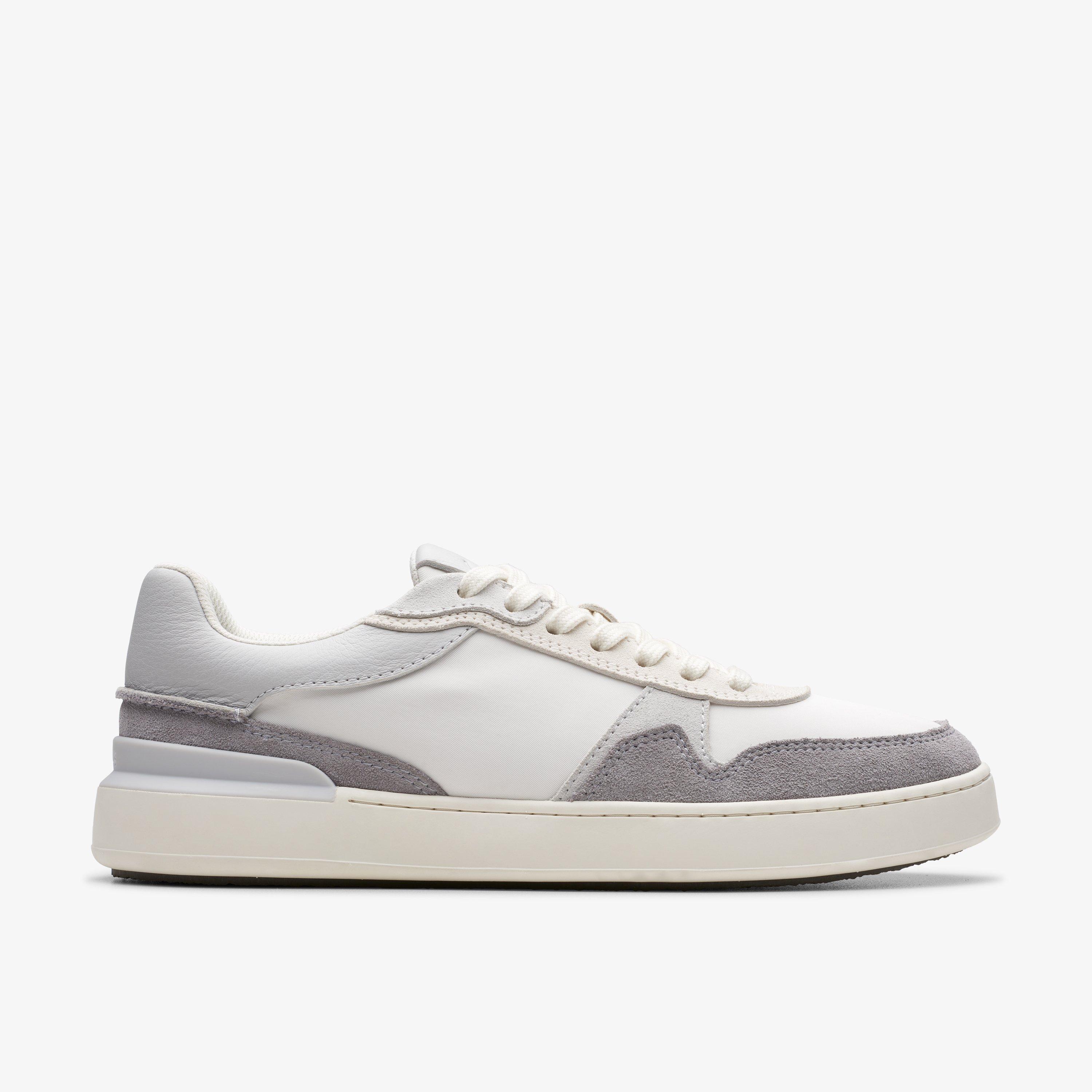 Clarks sneakers cheap mens silver