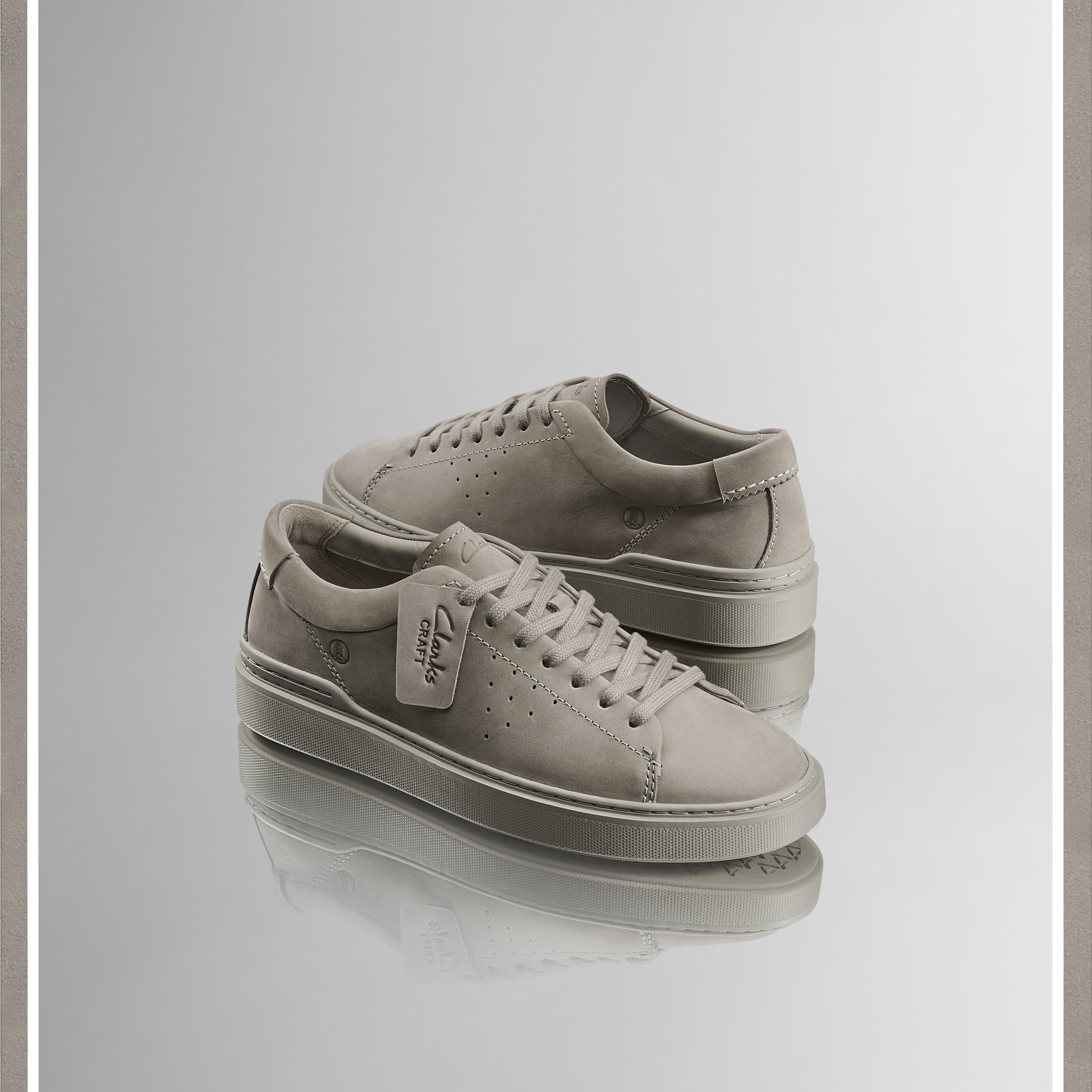 Tenis Clarks Craft Swift Go Grey Nubuck Hombre Gris Size