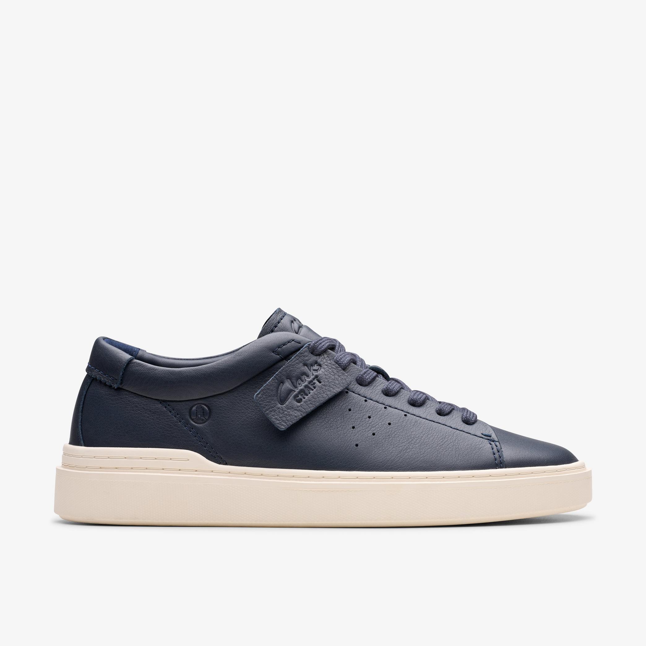 Craft Swift Navy Leather Sneakers, view 1 of 6