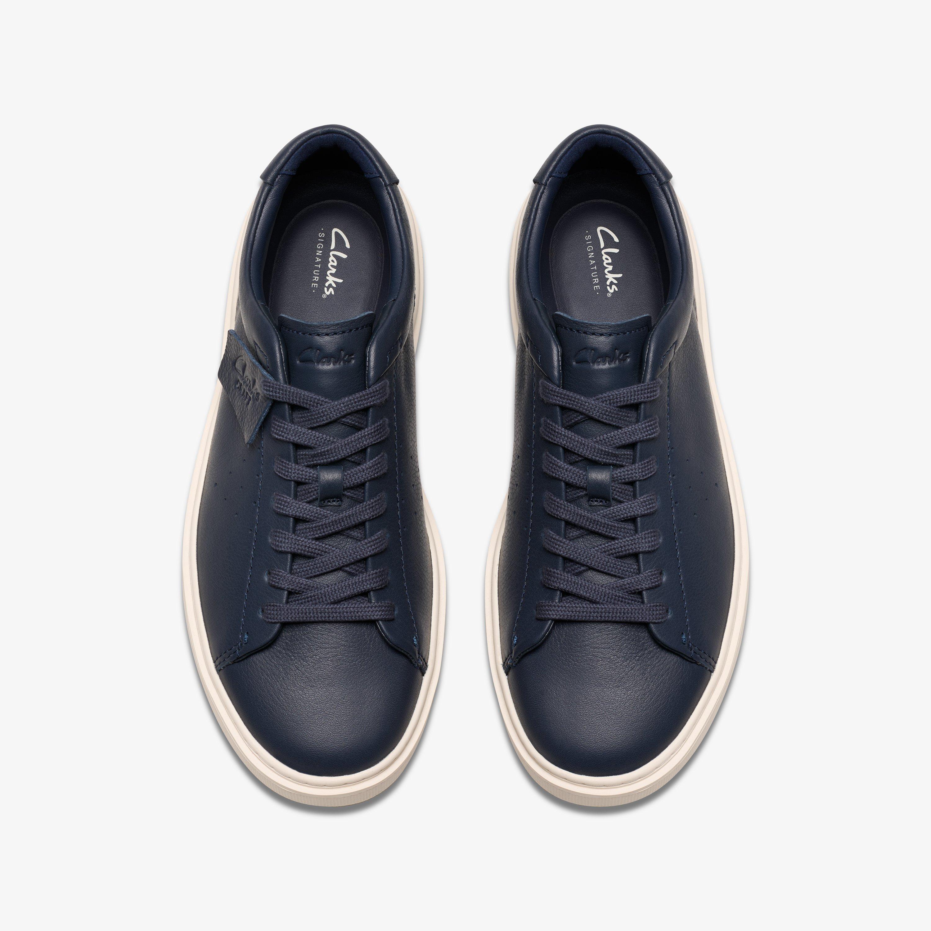 Clarks sneakers mens blue on sale