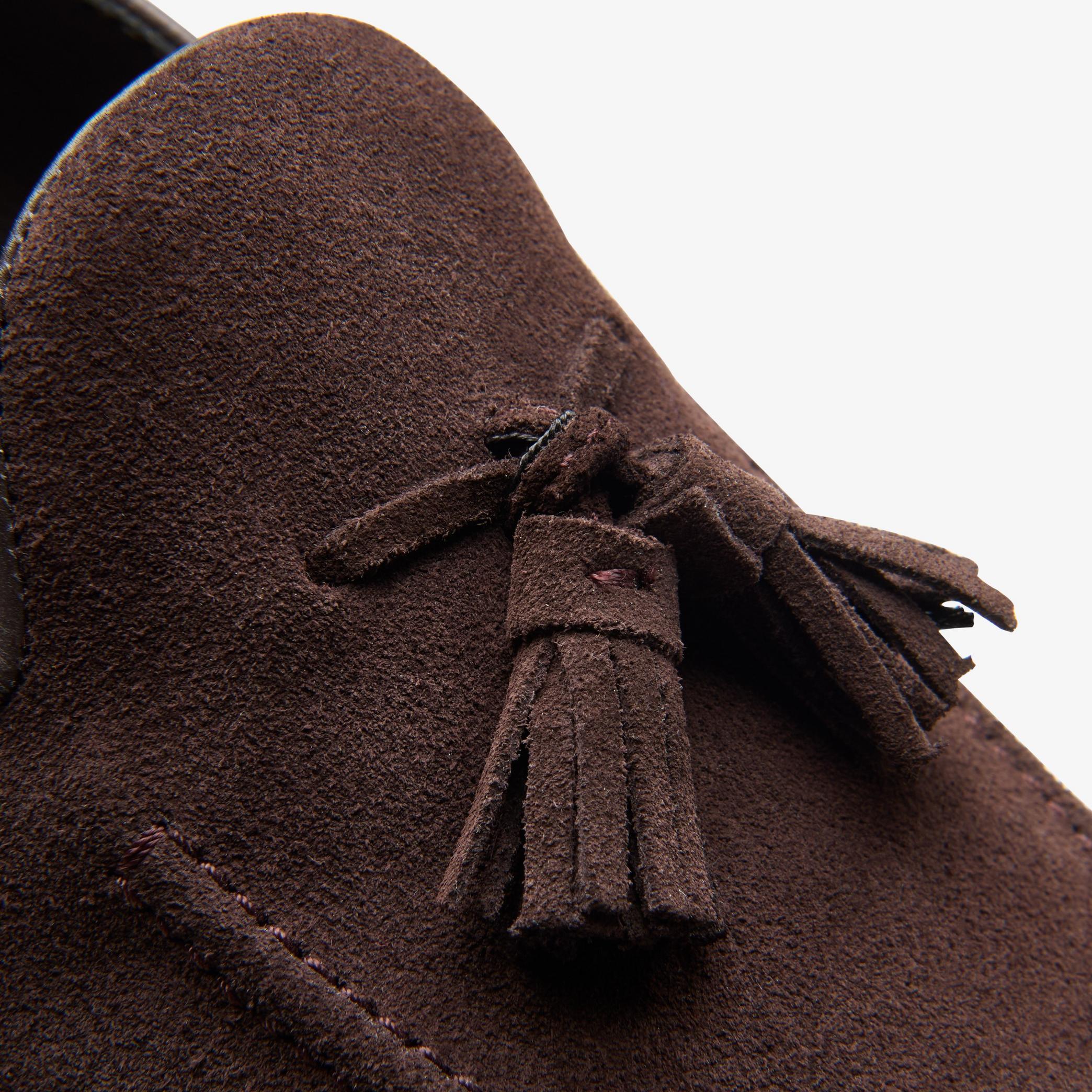 Craft Arlo Trim Dark Brown Suede Shoes, view 7 of 7