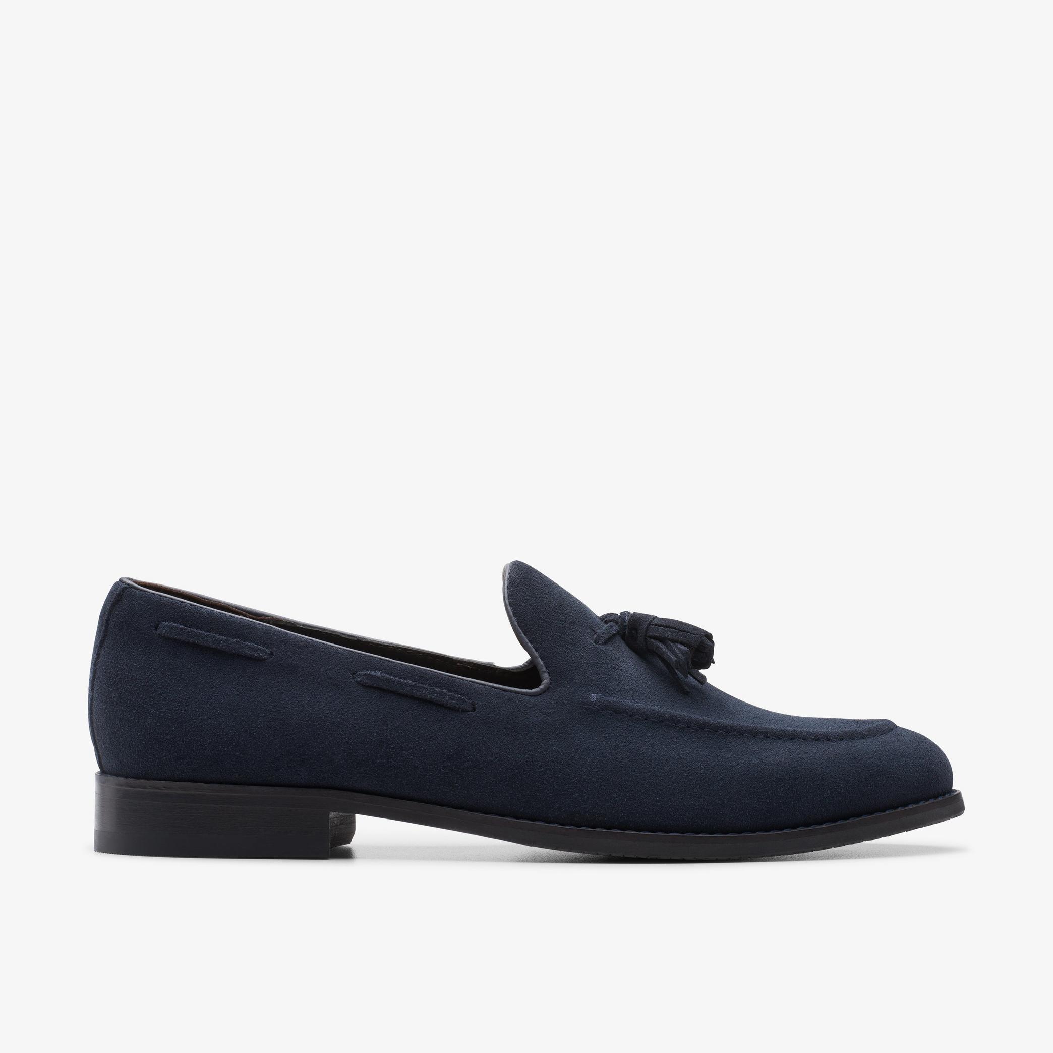 Craft Arlo Trim Navy Suede Shoes, view 1 of 7