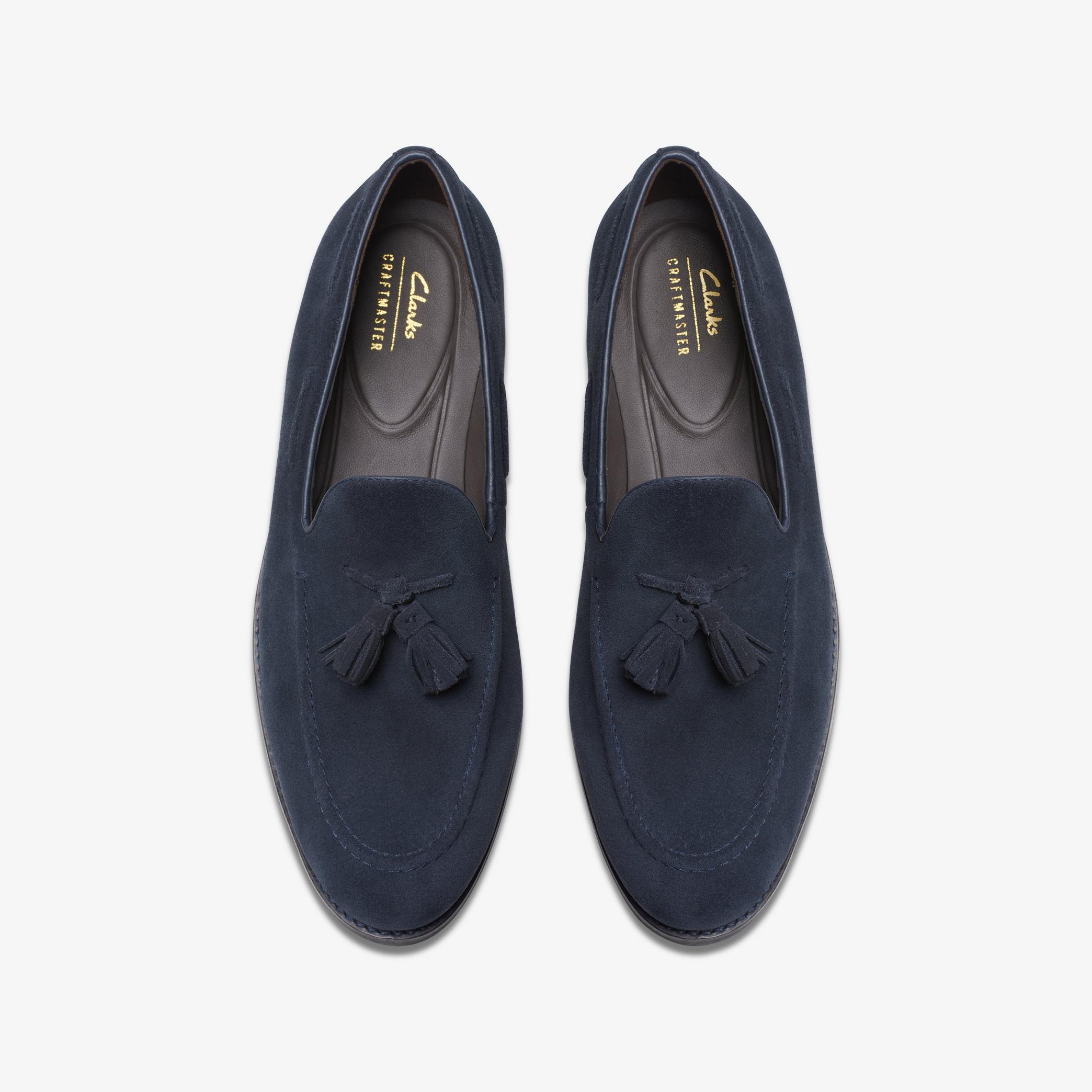 Craft Arlo Trim Navy Suede Shoes, view 6 of 7