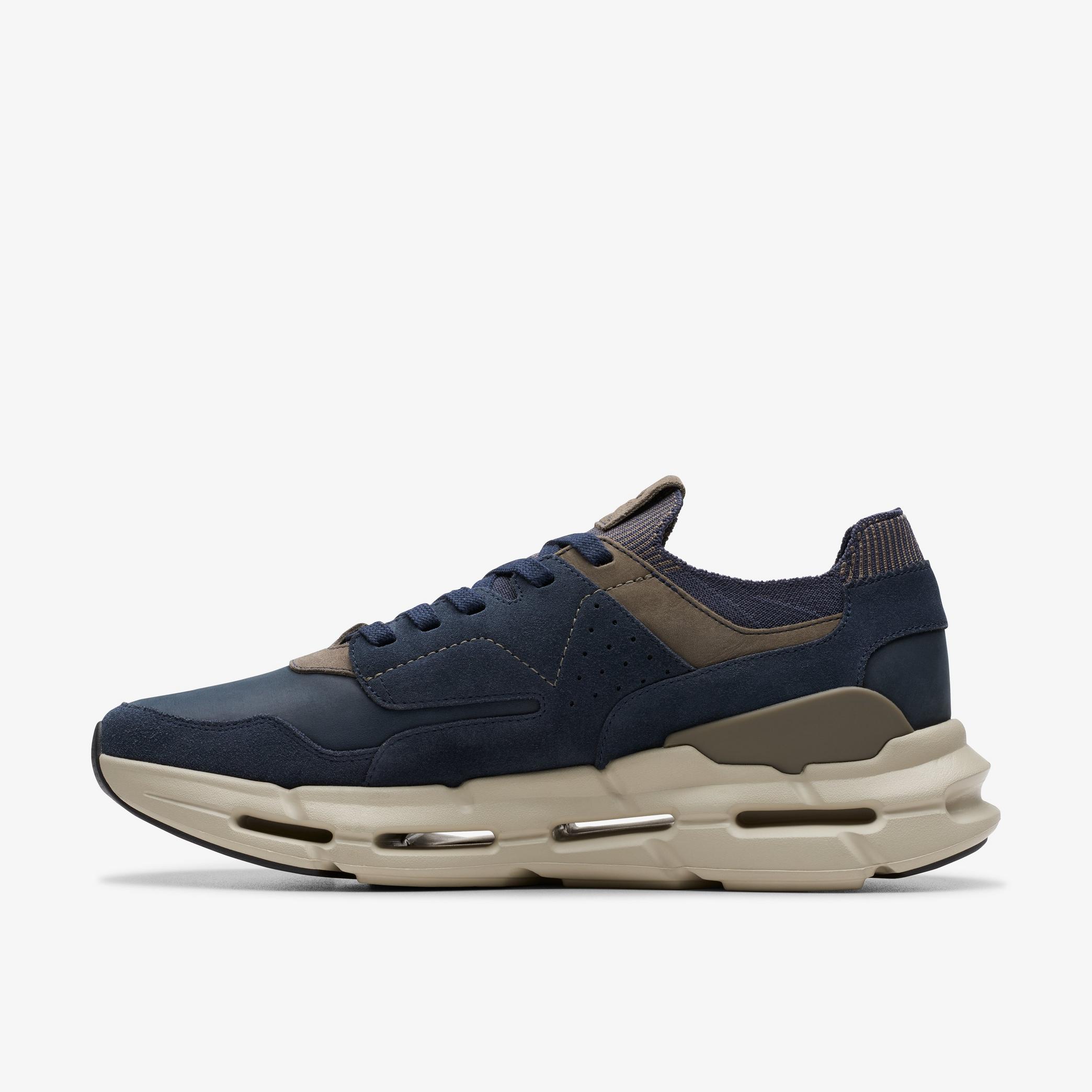 NXE Lo Navy Nubuck Shoes, view 2 of 7