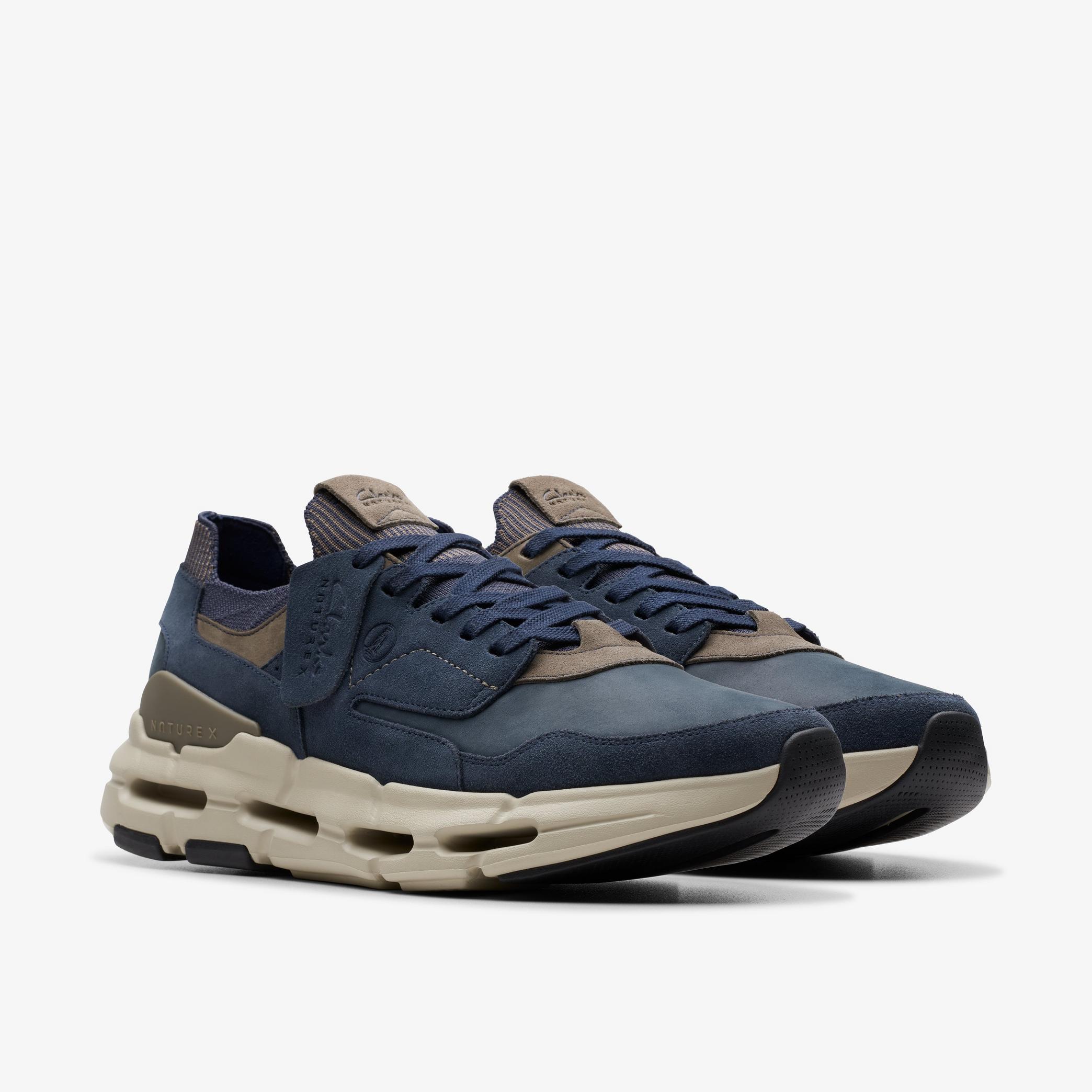 NXE Lo Navy Nubuck Shoes, view 4 of 7