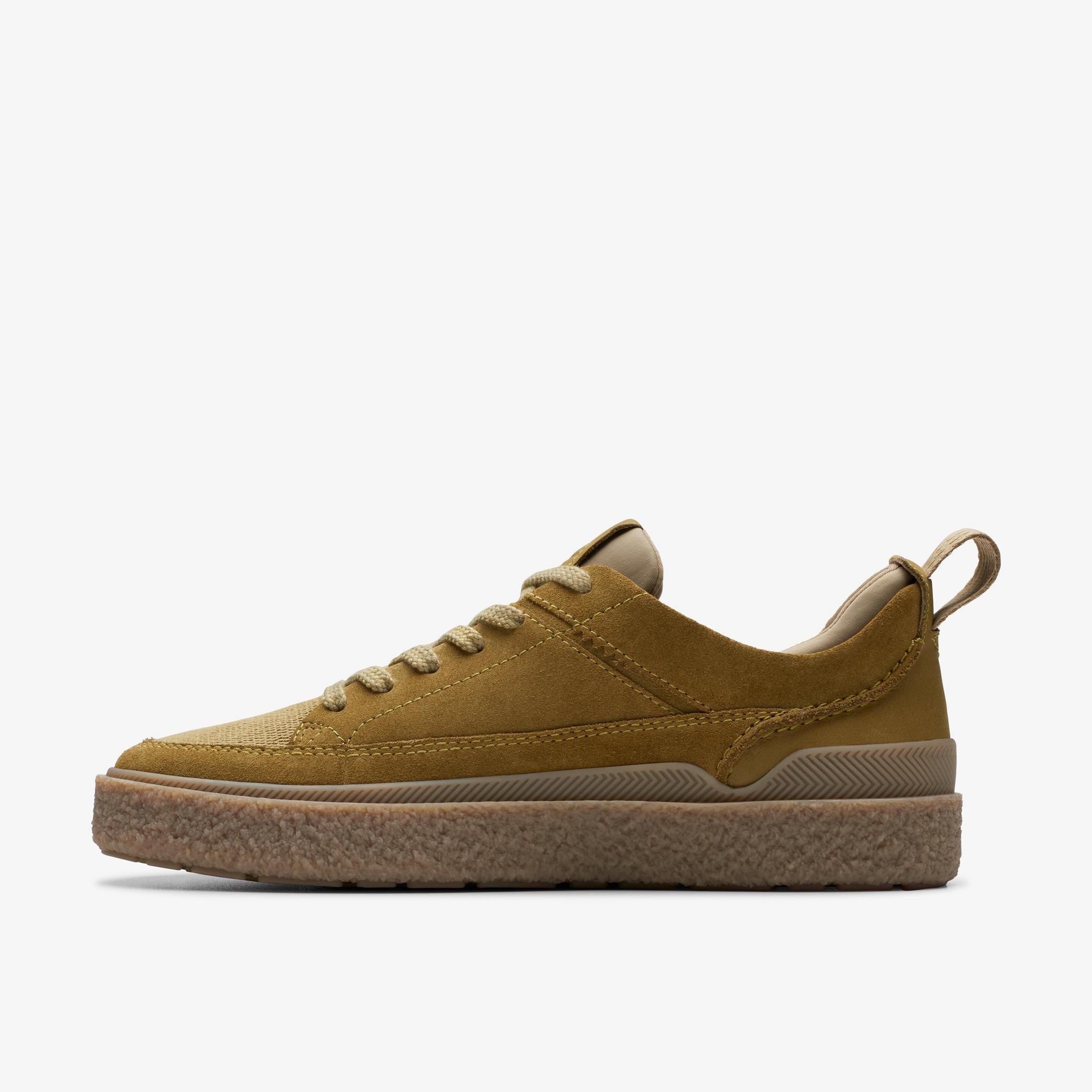 Somerset Lace Light Olive Suede Sneakers, view 2 of 6