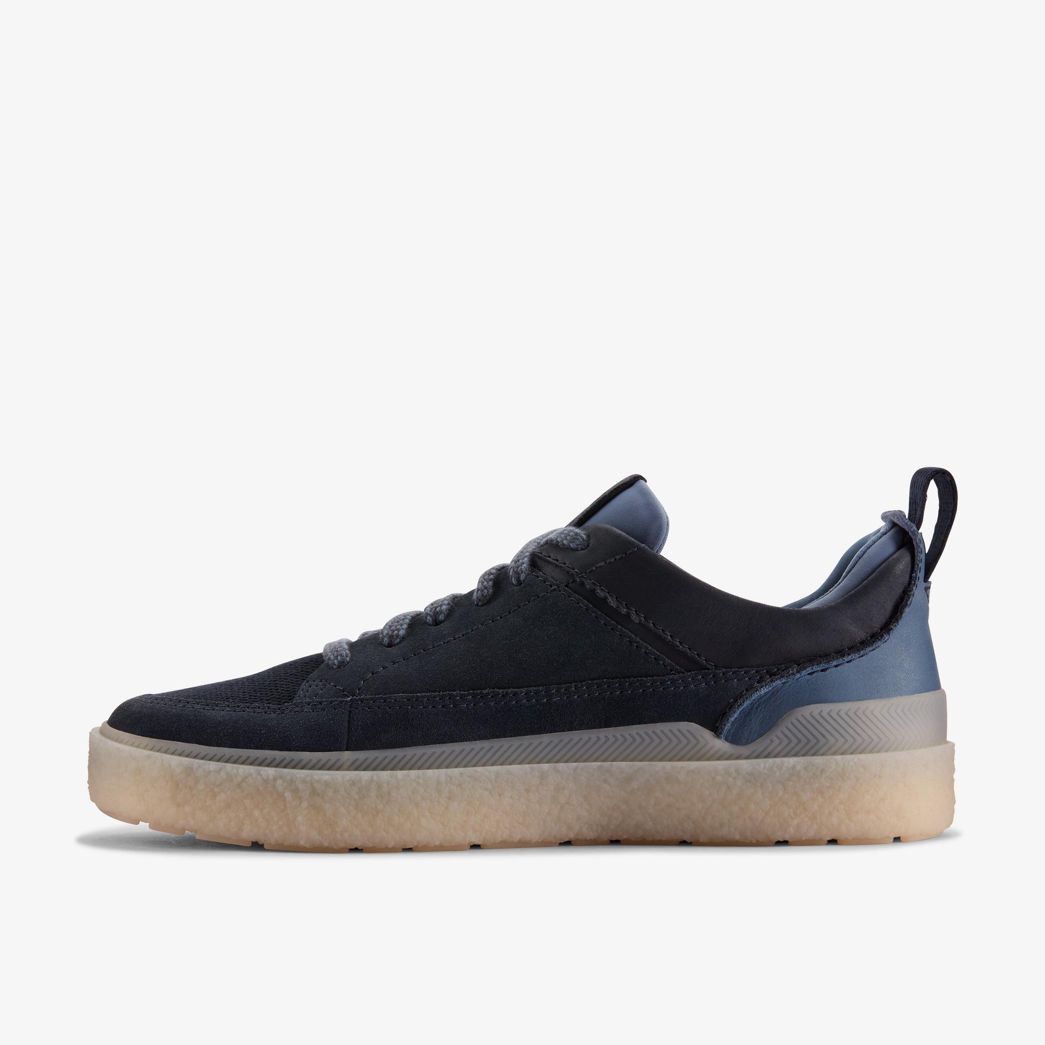 Somerset Lace Navy Suede Trainers, view 2 of 6