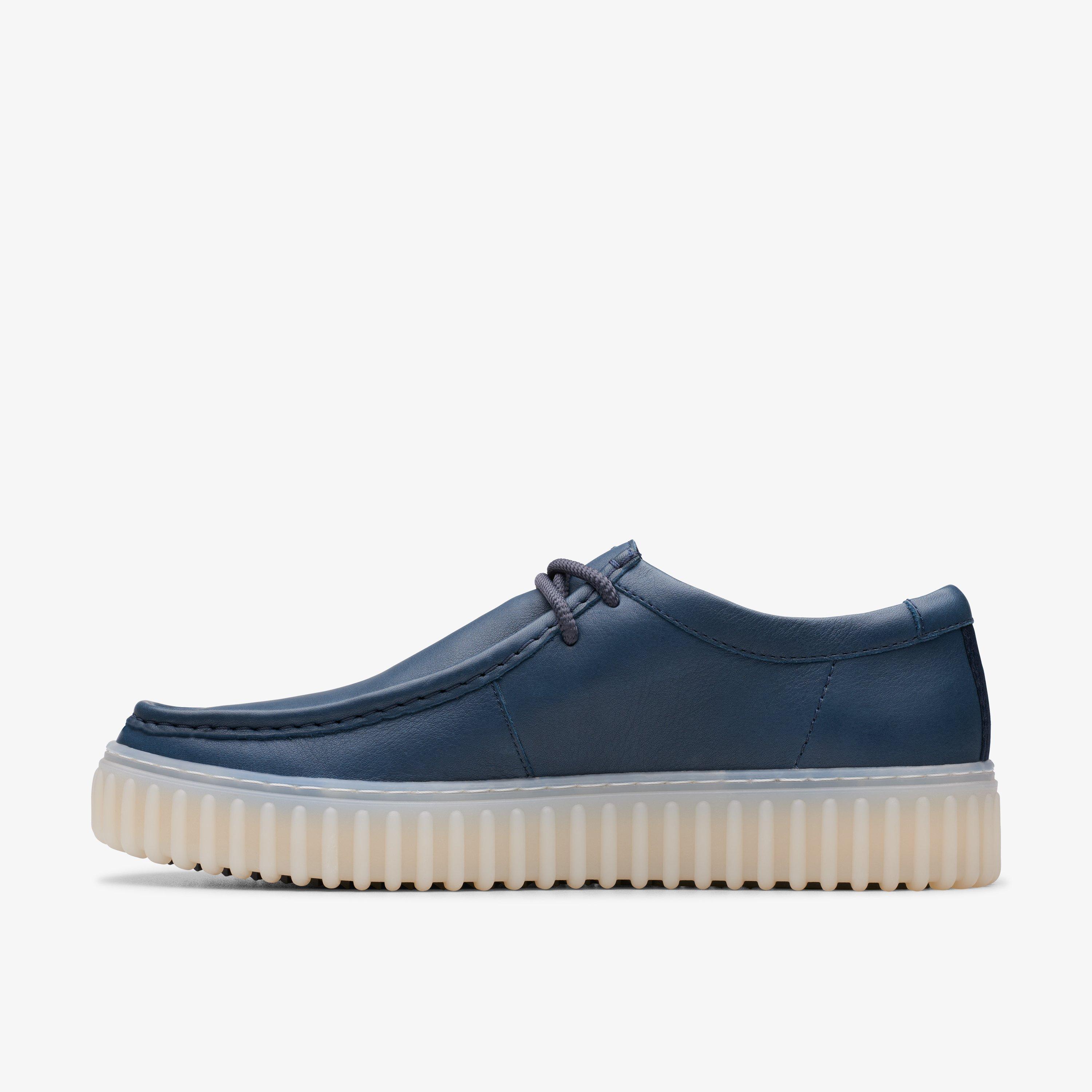 Torhill Lo Navy Leather Moccasins Torhill, view 2 of 6