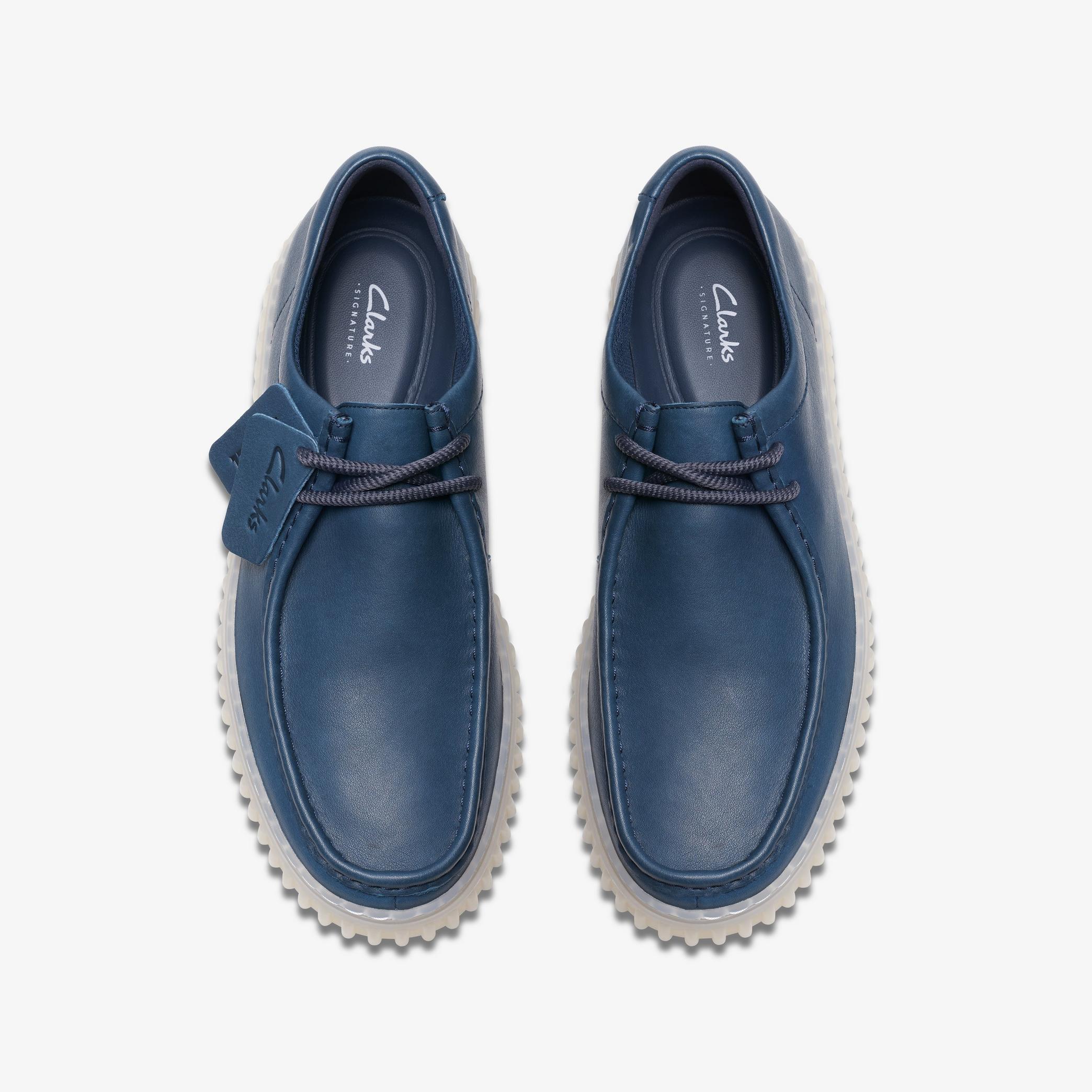Torhill Lo Navy Leather Moccasins, view 6 of 6