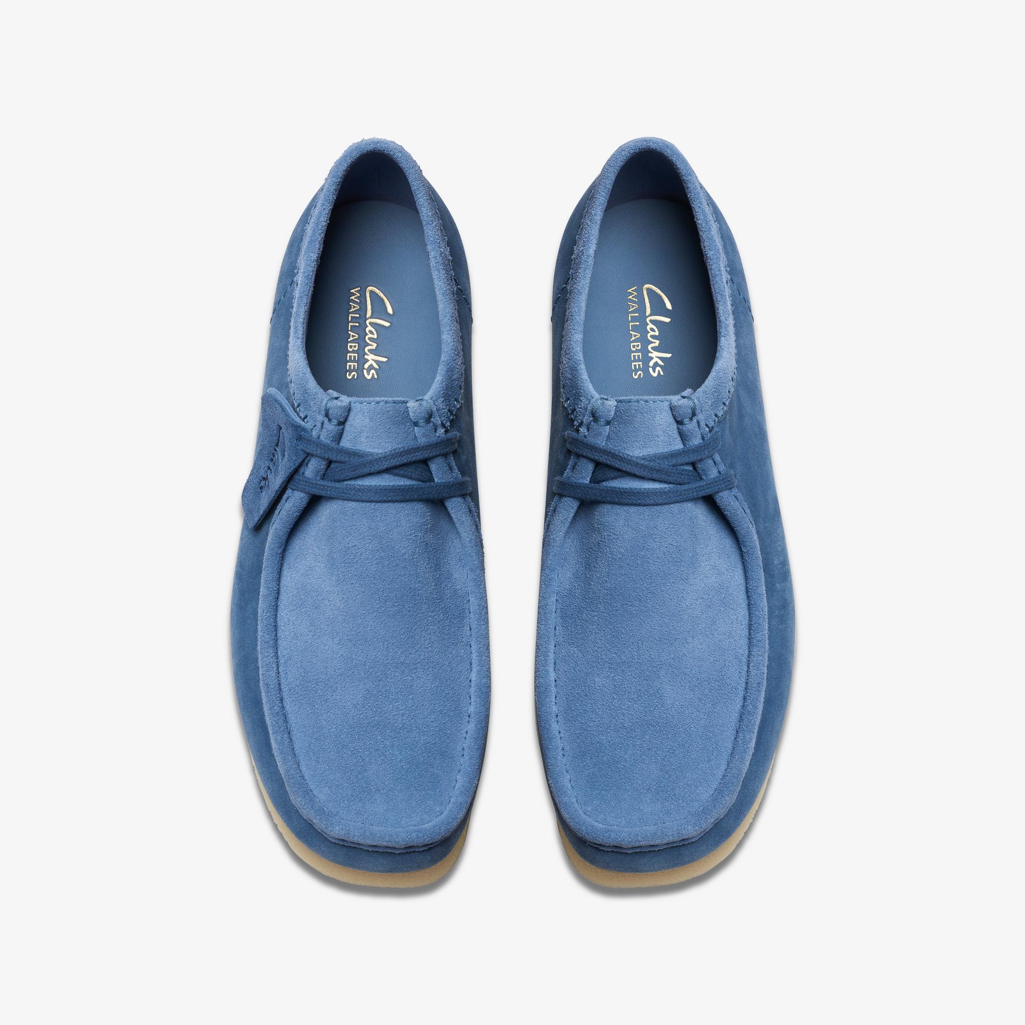 Wallabee EVO Blue Suede Moccasins, view 6 of 6