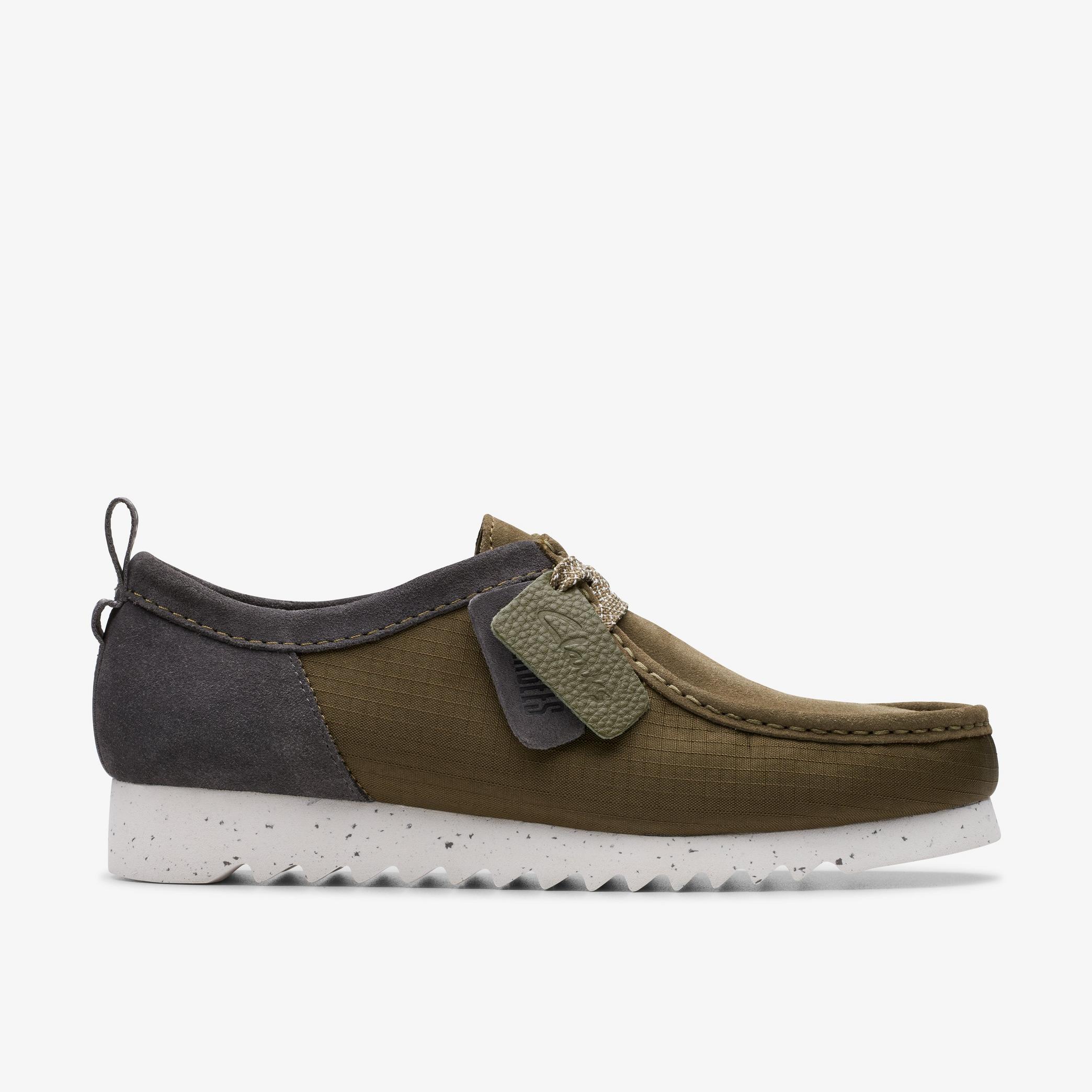 Wallabee FTRE Lo Olive Combination Moccasins, view 1 of 6