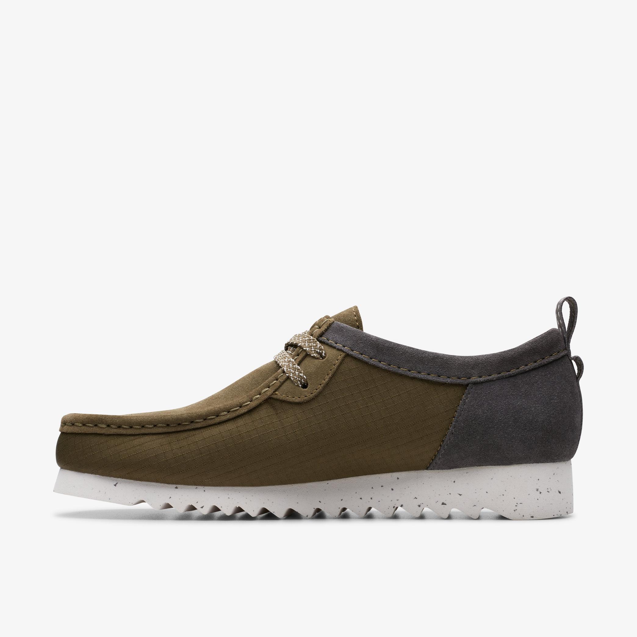 Wallabee FTRE Lo Olive Combination Moccasins, view 2 of 6