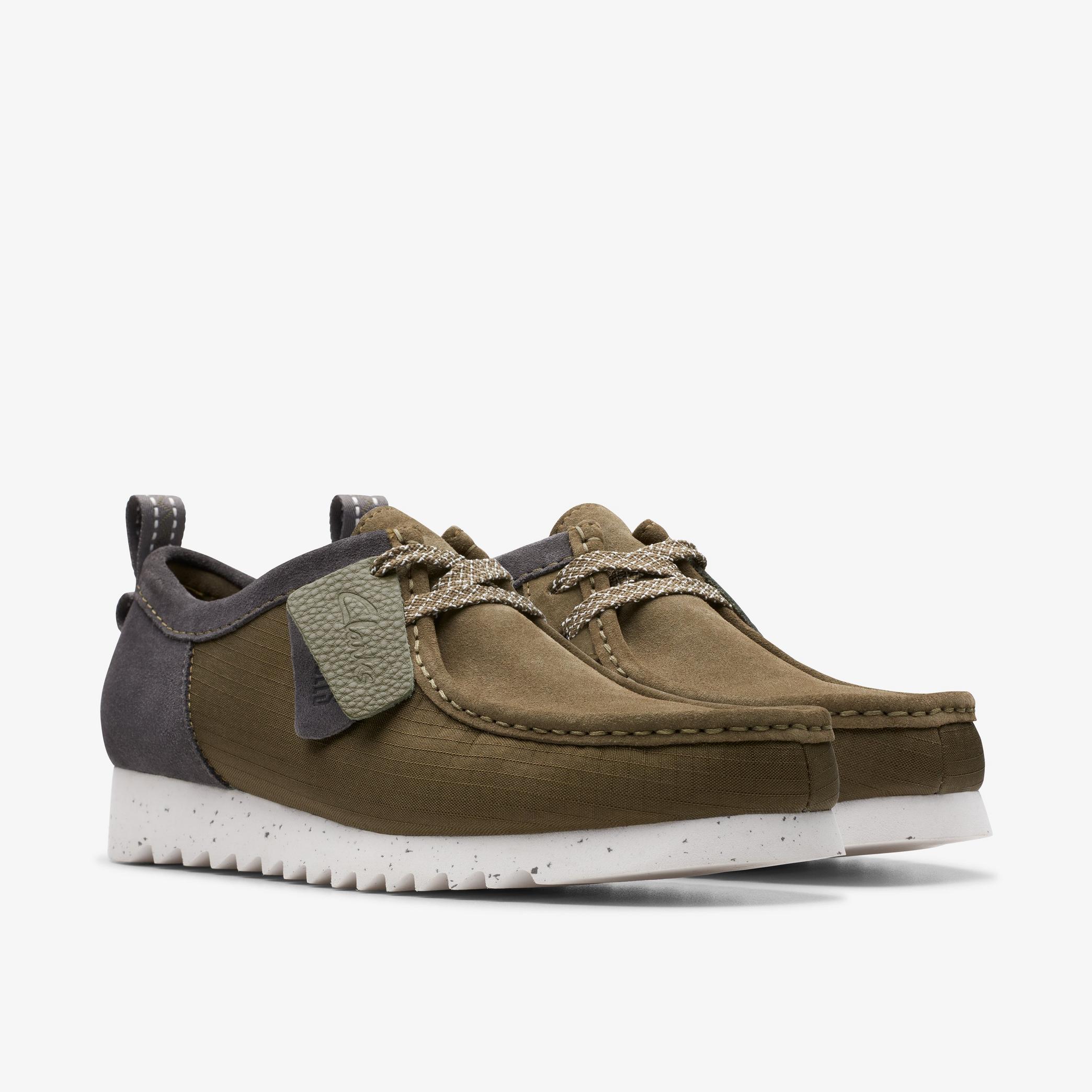 Wallabee FTRE Lo Olive Combination Moccasins, view 4 of 6