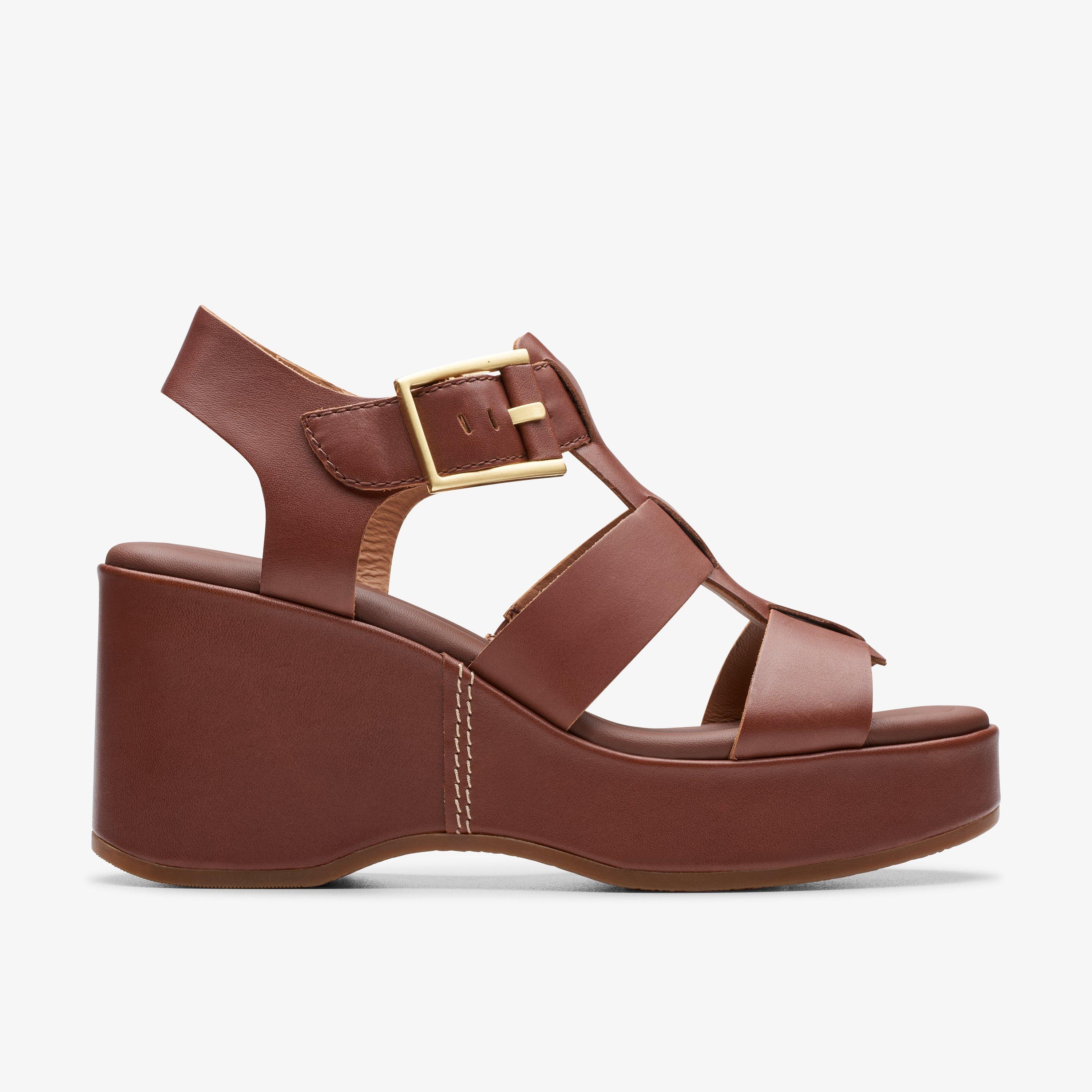 Clarks women's sandals wedges best sale