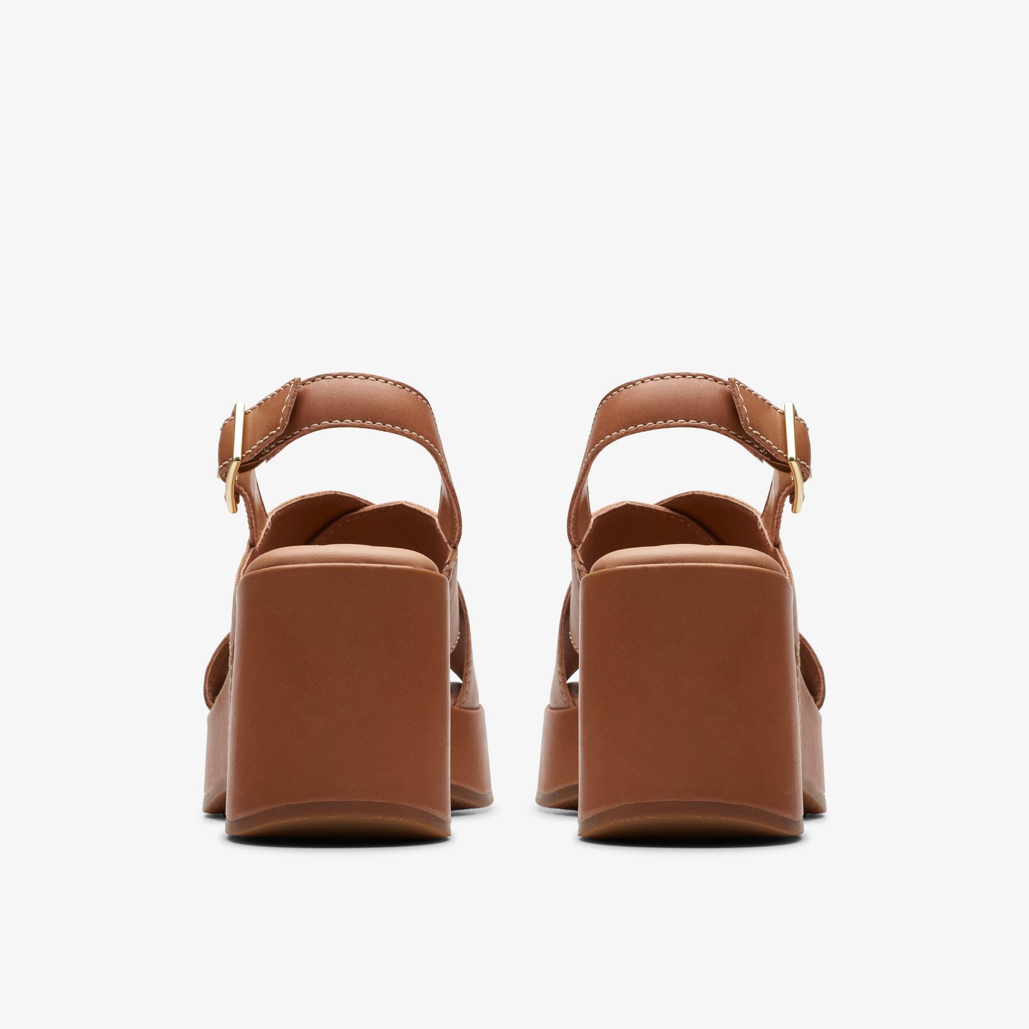 Manon Wish Tan Leather Heeled Sandals, view 5 of 6